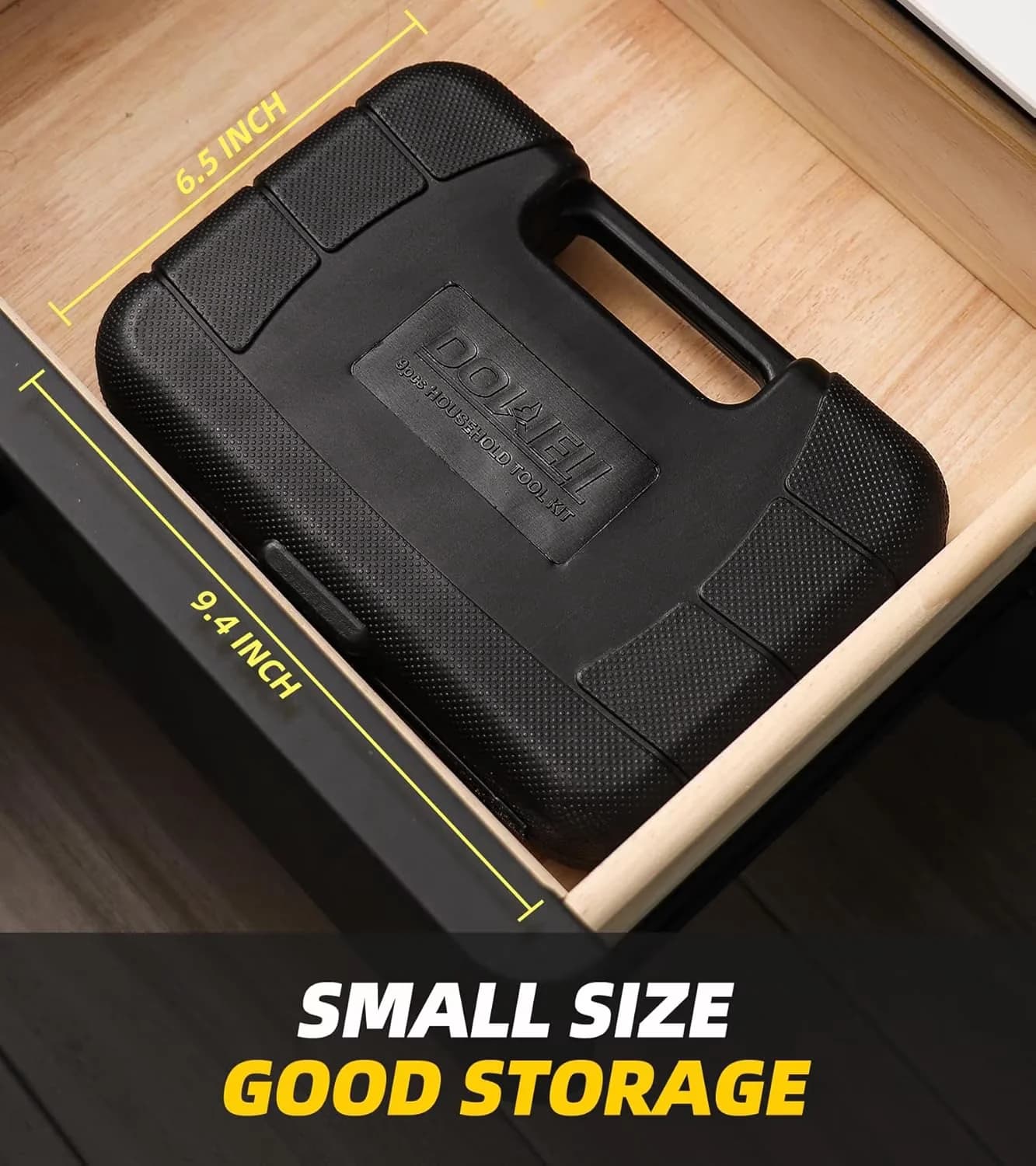 Compact Hand Tool Set with Corrosion Protection, Comfort Grip - Yellow Model 81612D