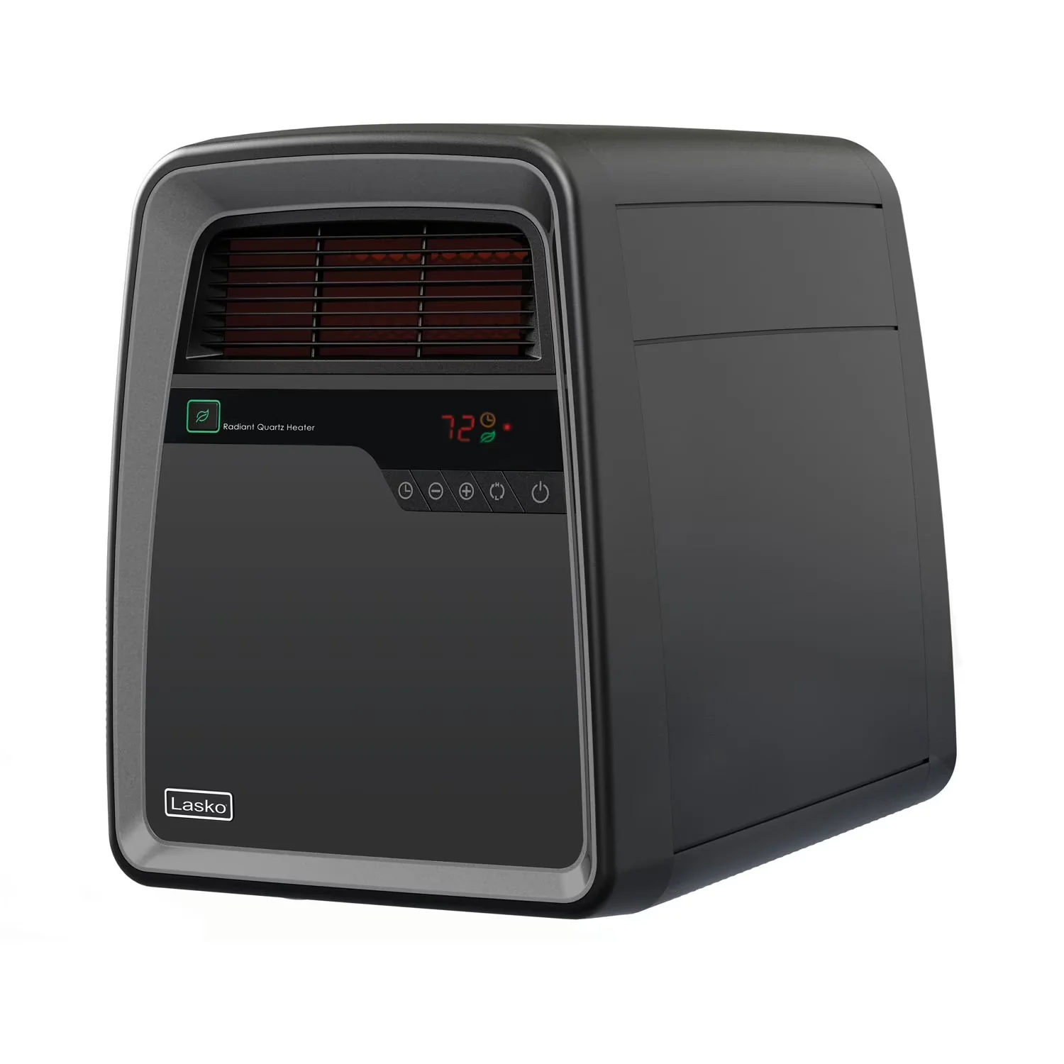 Sleek Portable And Electric Space Heater with Adjustable, Cool-Touch Infrared Quartz, Remote Control - Black Model BFD533