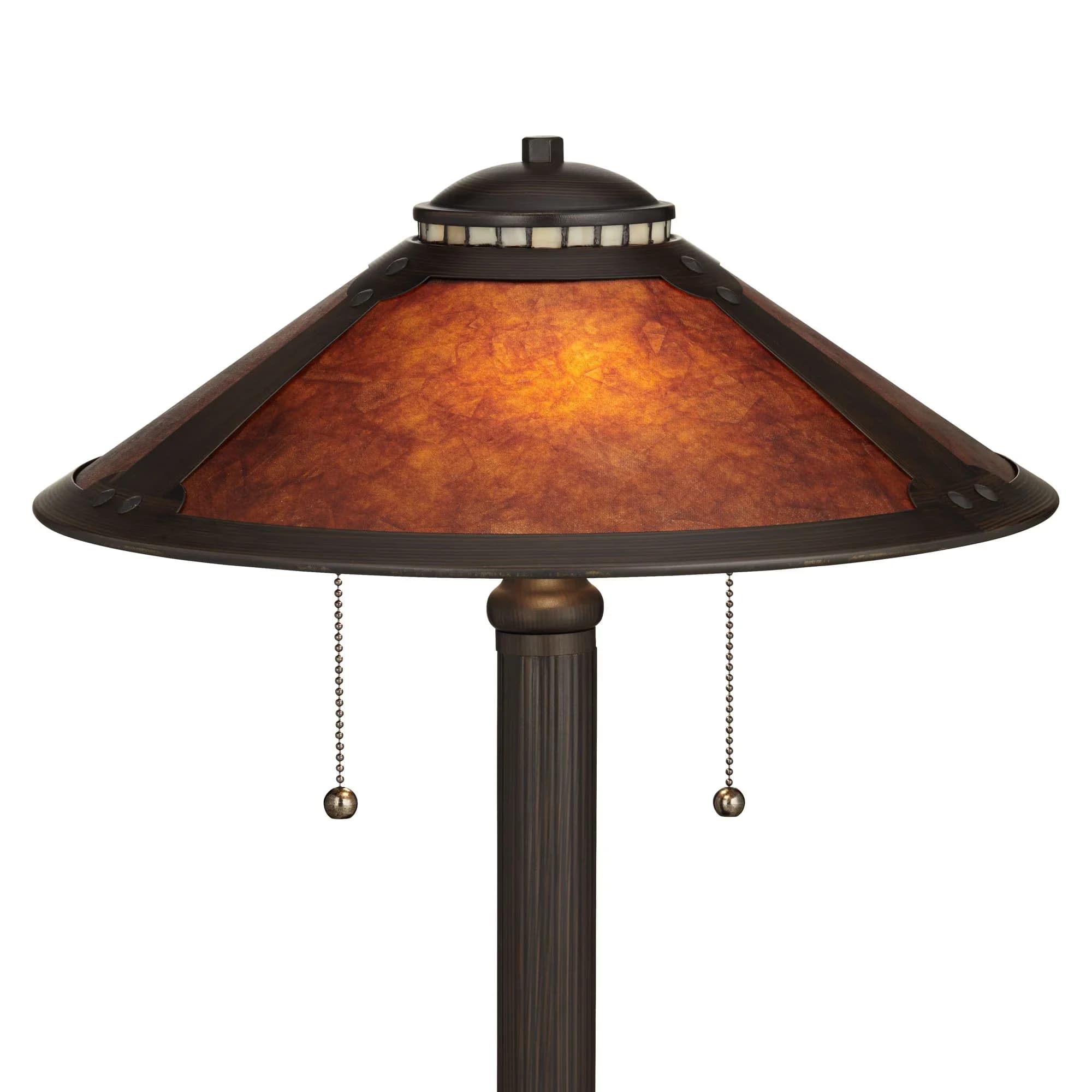Premium Desk Lamp with Incandescent, Standard Lamps - Metal Brown for Living Room, Bedroom Model 8F7735