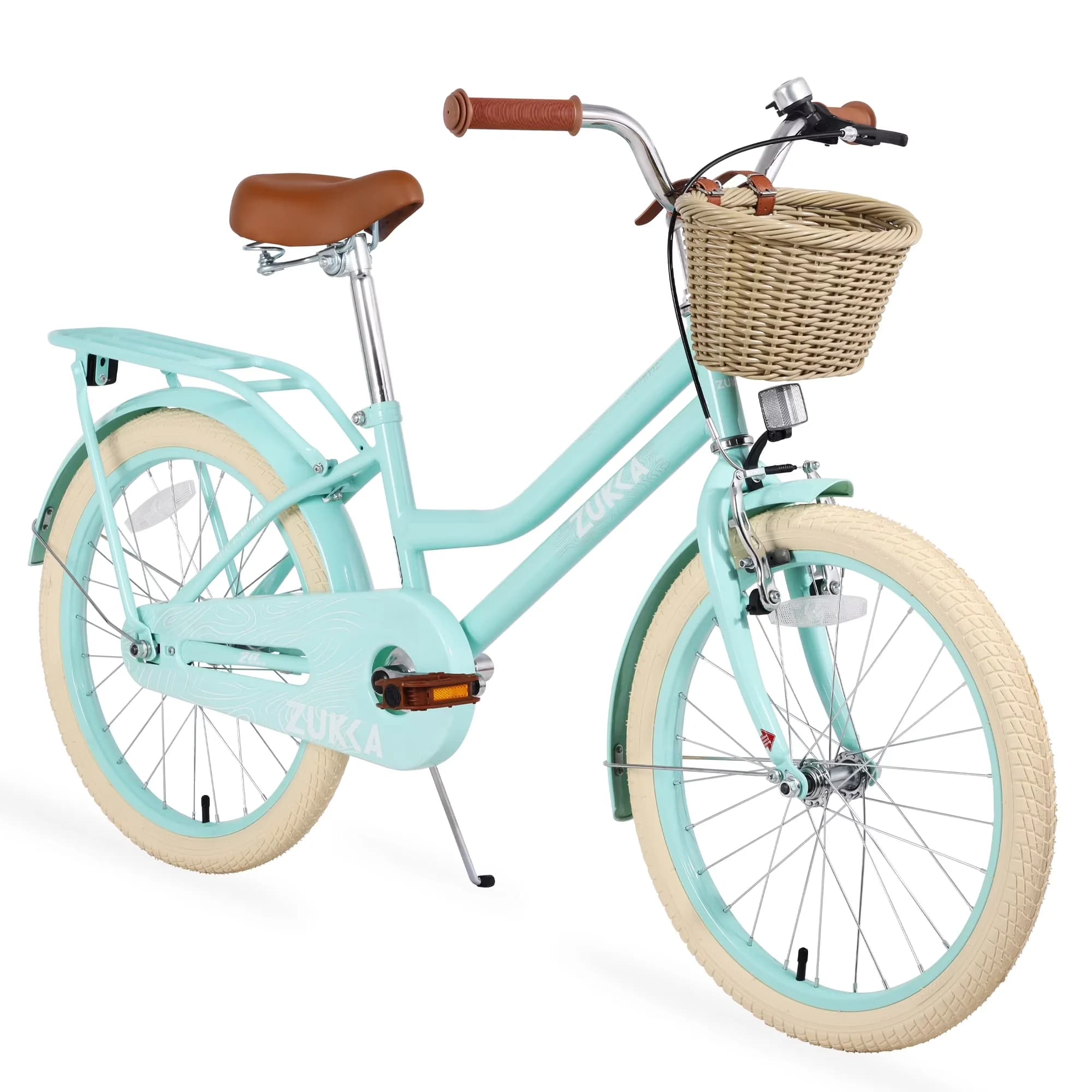 Kids Bike Durable with Assembly Required, Ergonomic - Green Carbon Steel Model F7E7C1