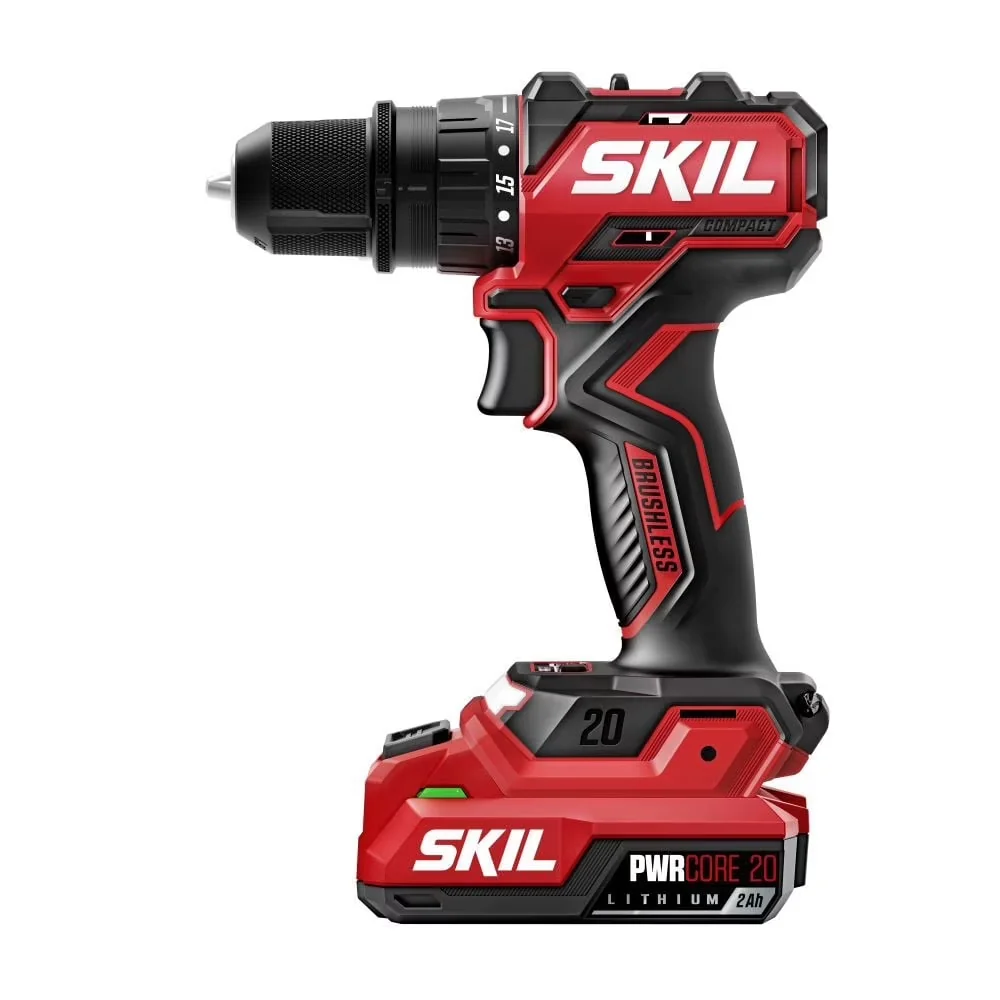 Reliable Drills Driver with Battery, 20V - Red - Universal Fit Model CAD1C2
