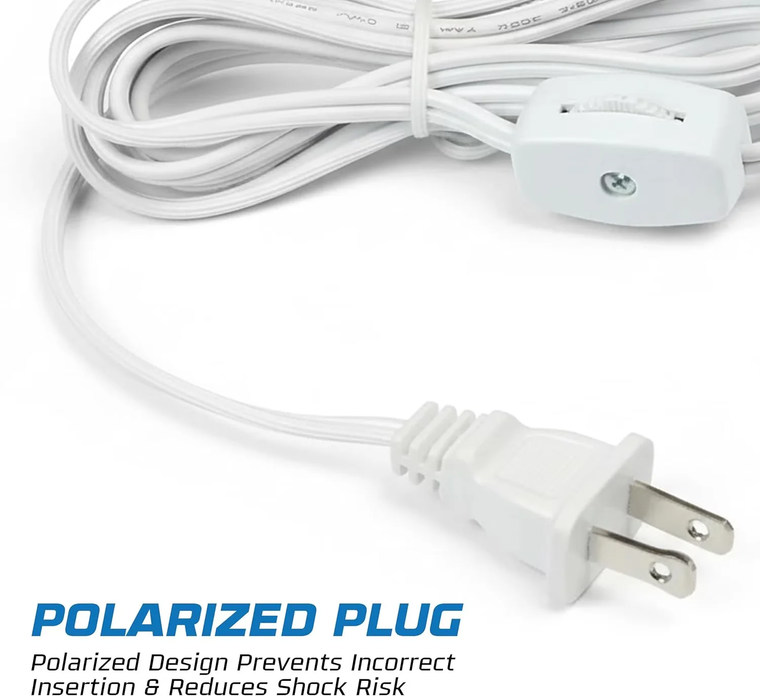 Compact Lamp Set with White, Power Cord - White Pvc (Cord Insulation), Copper Wire Model 634C9F