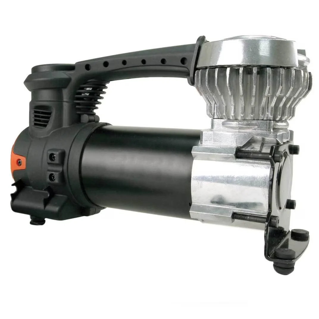 Stylish Air Tools Compressor with Battery, 12V, Adjustable - Steel Beige Model 96393F