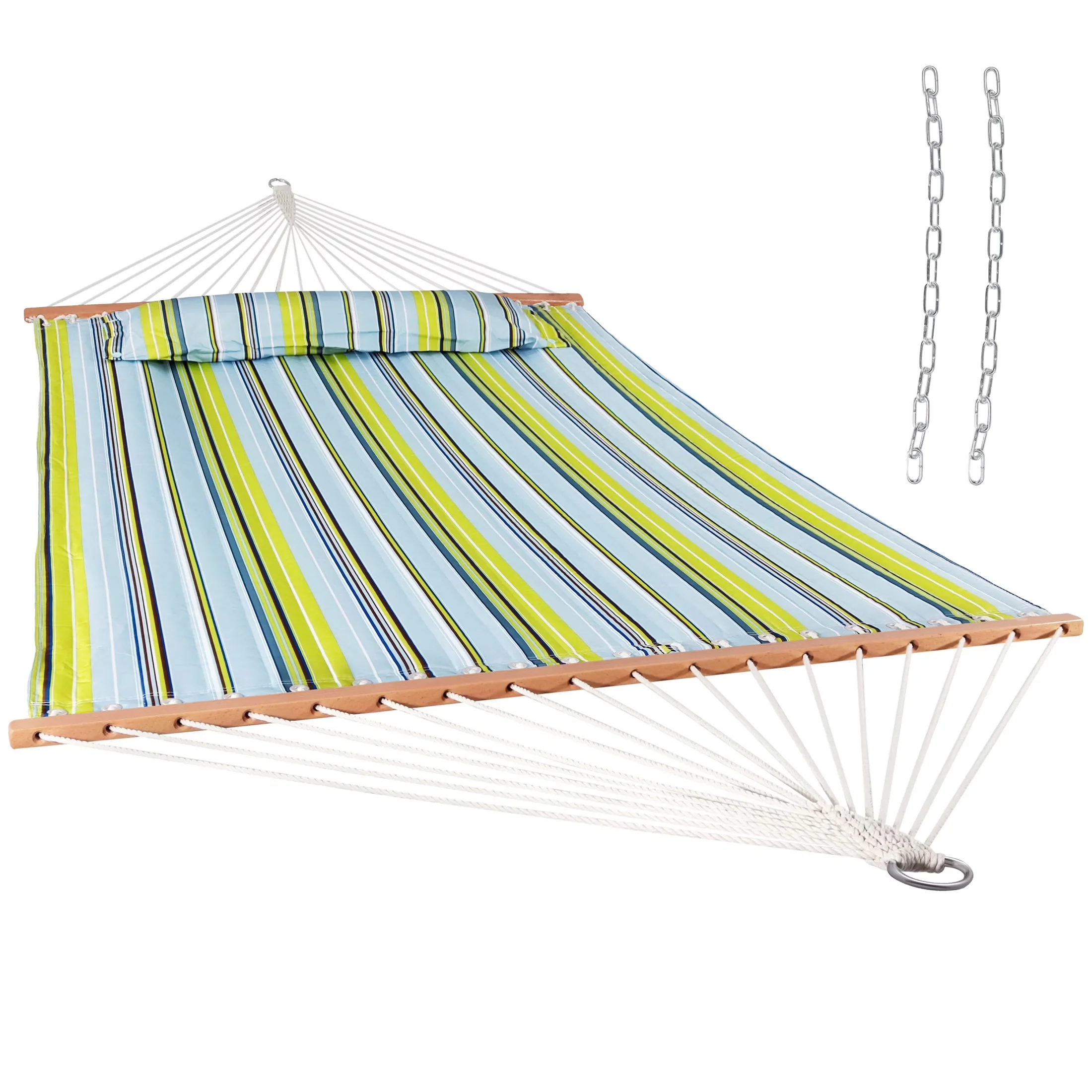 Quality Patio Chair with Lightweight, Blue and Green - Green Polyester Model B50621