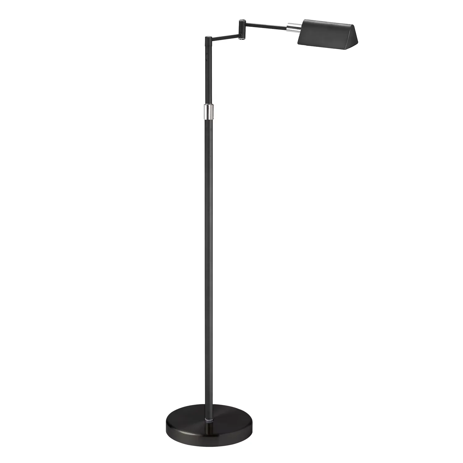 Floor Lamp Durable with LED, 9W, Contemporary - Metal Multicolor 9257LEDF-BK Model D13A3B