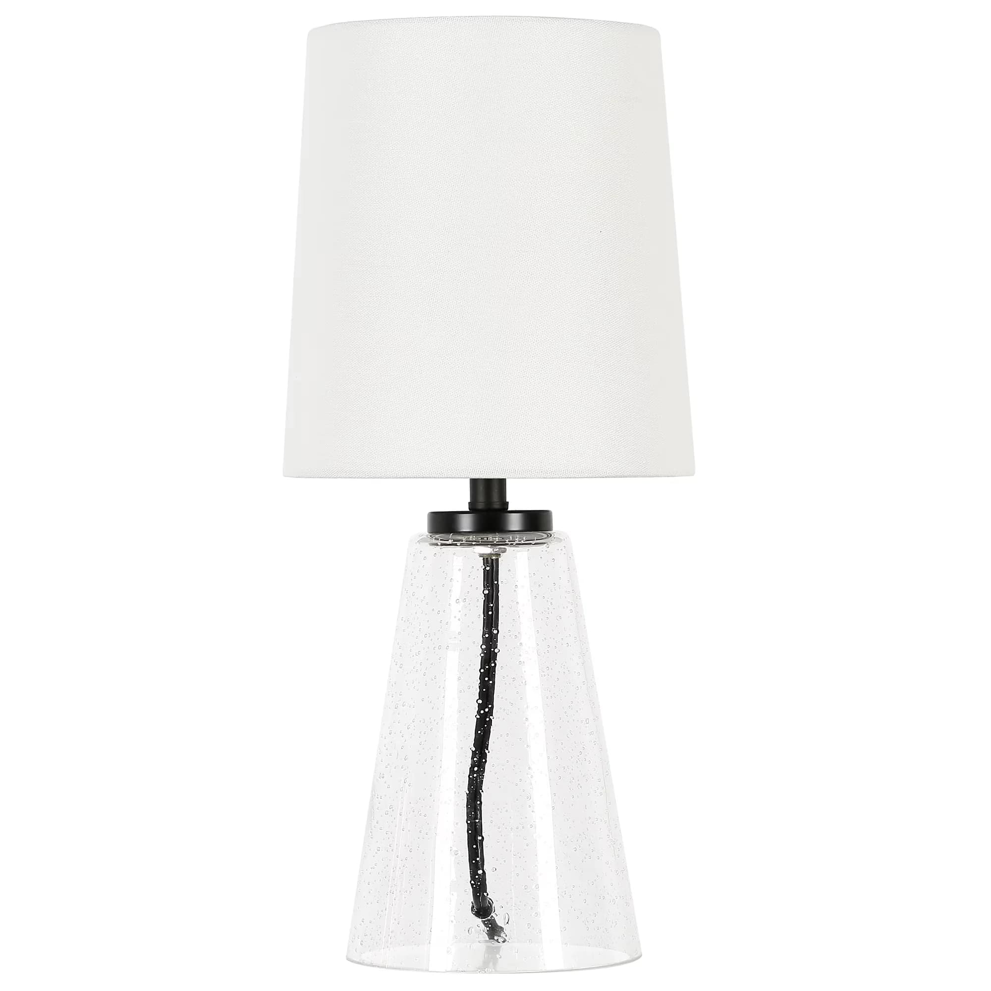 Table Lamp Versatile with Incandescent, Traditional - Clear Glass, Metal Model AED415