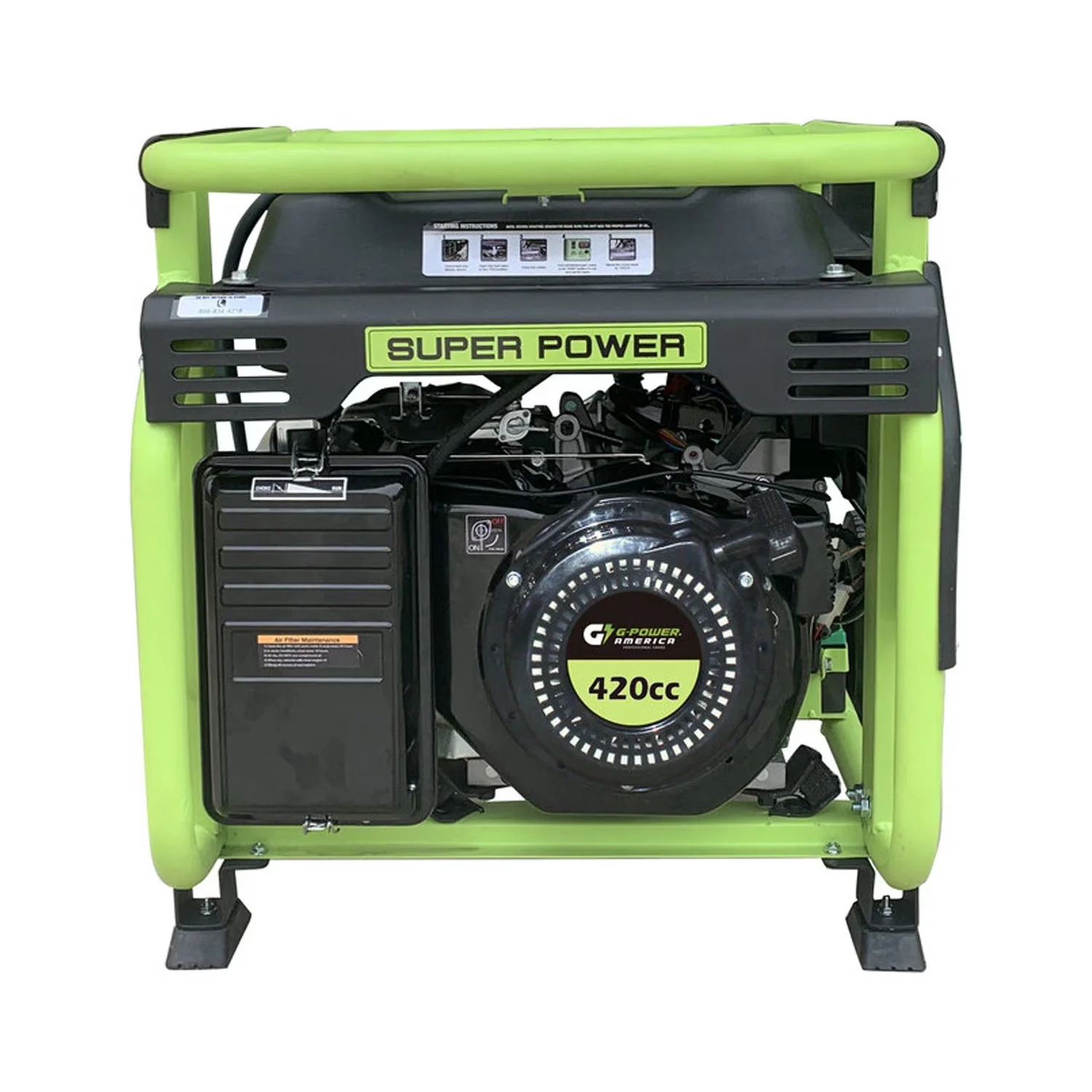 Generator Durable with 420cc Engine-Style:10500 Watts, Electric Start, Atlas Series Portable - Model 54C7D9