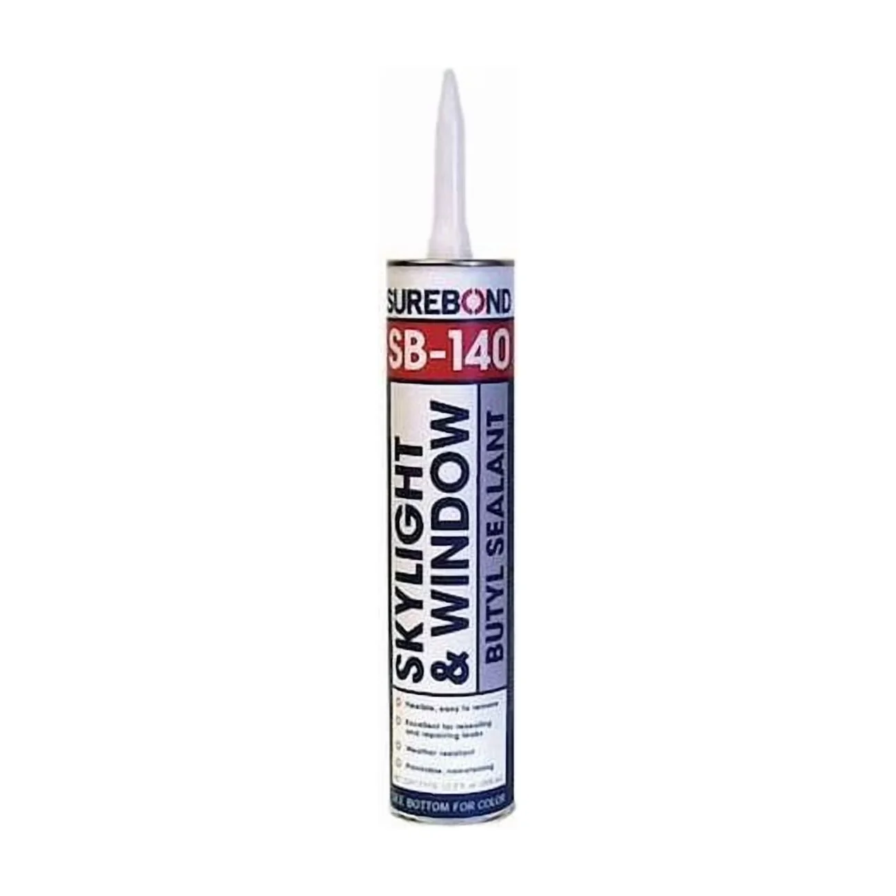 Sleek Building Material with Weather-Resistant, Hybrid Base, Height 2.000 - Butyl White Model CDF6E4