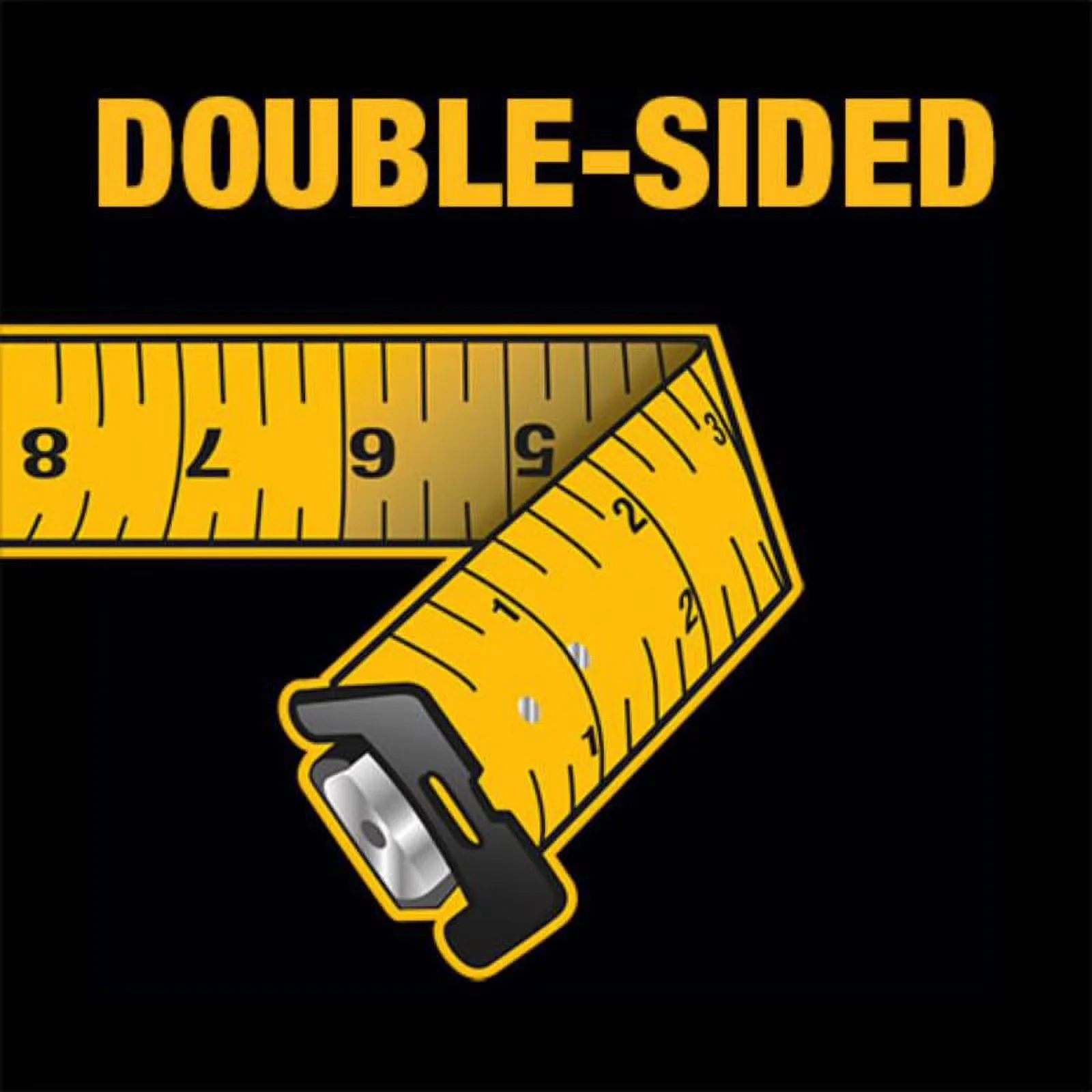 Quality Measuring Layout with Durable, Premium Tape Rule 1-1/4-in. X 16-Ft - Multicolor Thermoplastic Model 55F2CF