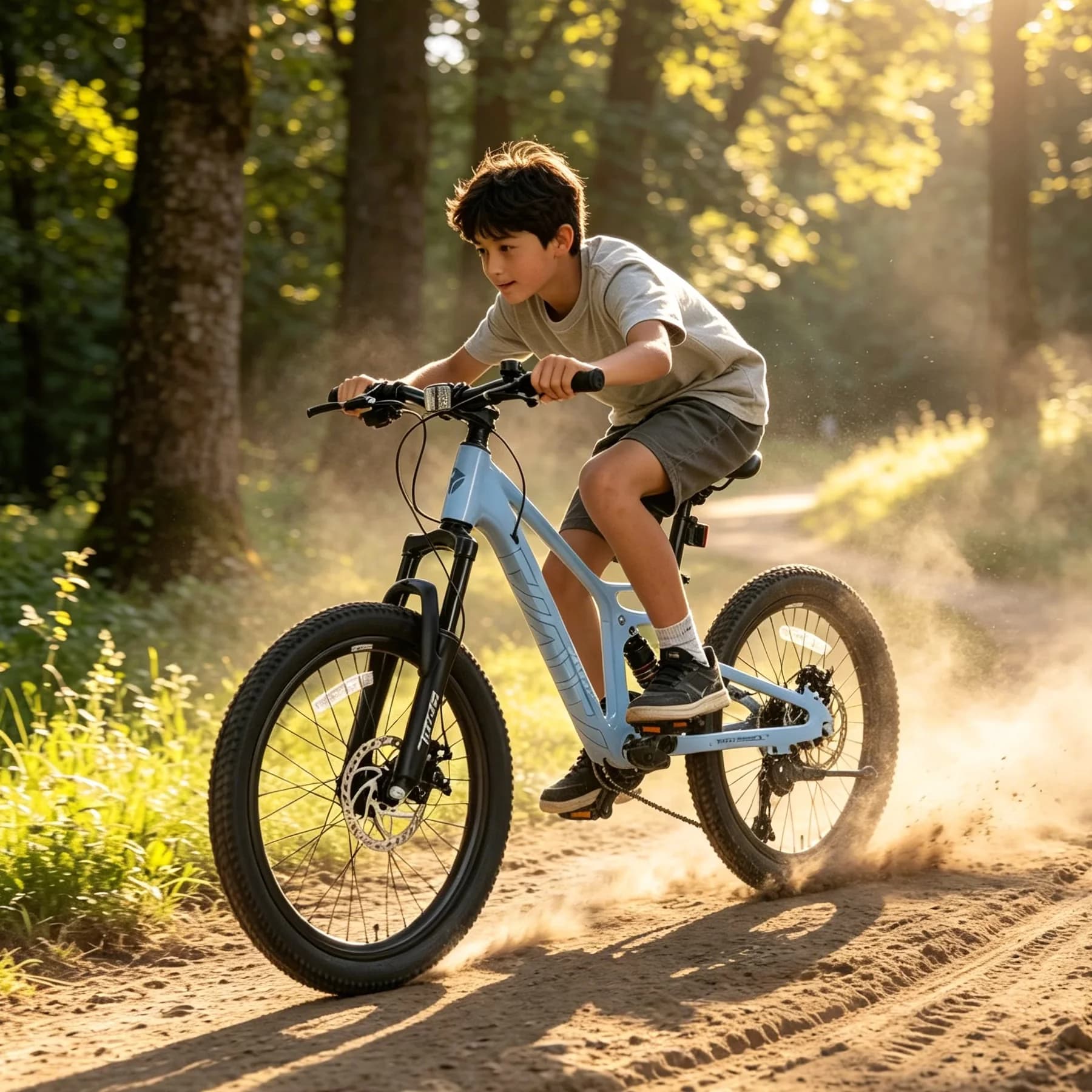 Innovative Kids Bike with Adjustable Seat Height, Adjustable Speed - Blue Model 3010A3