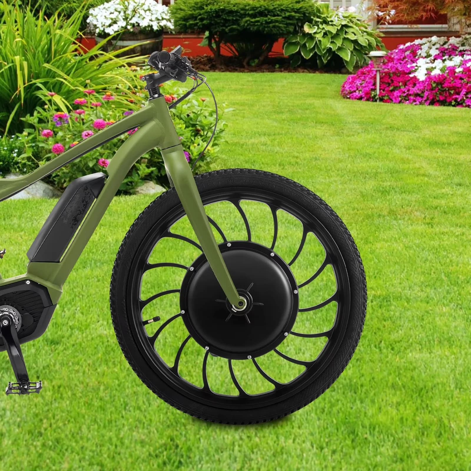 Modern Electric Bike with Battery, 1000W, Waterproof for Multiple Applications - Model 7861B1