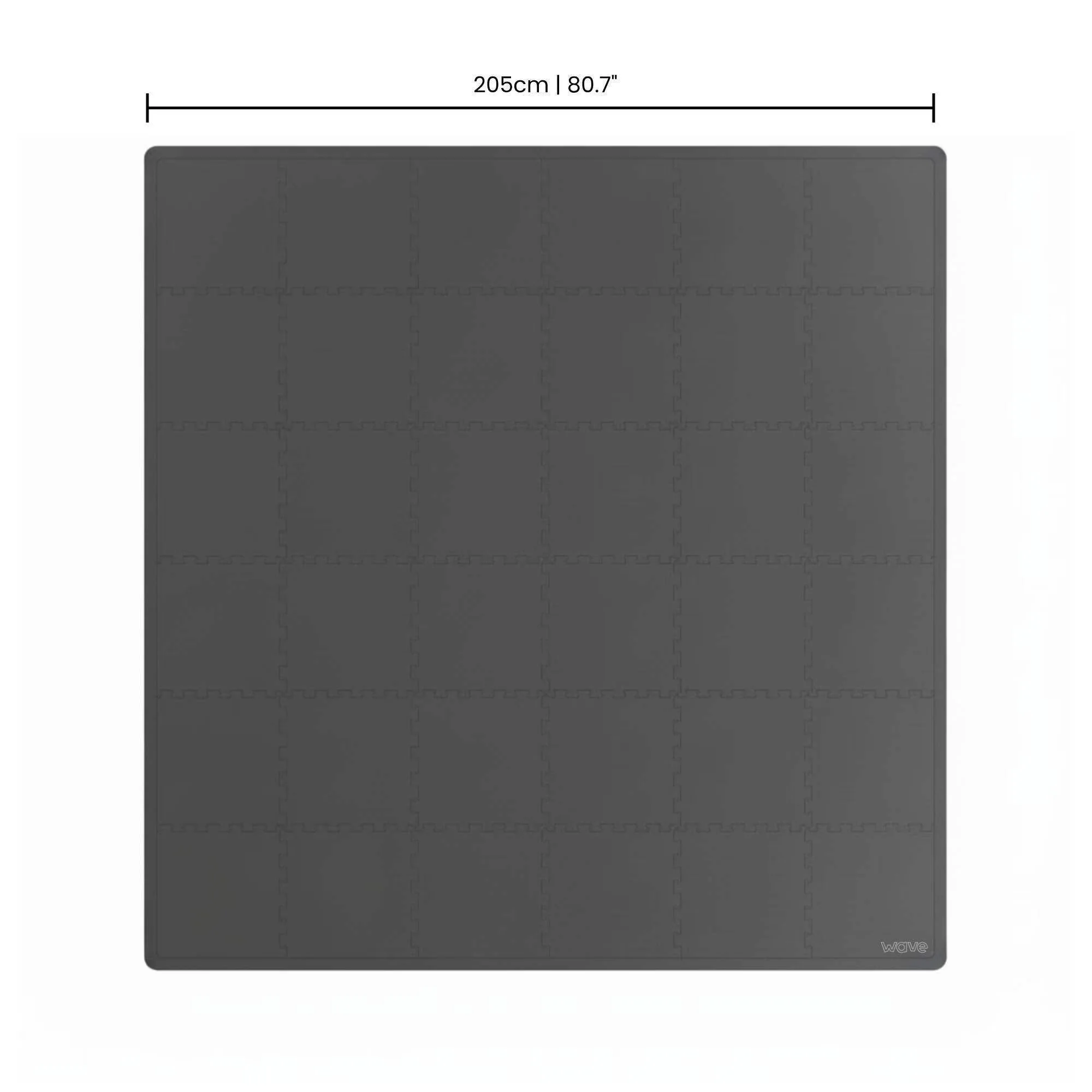 Classic Grey Vinyl Flooring Vinyl Plank Flooring with Insulated - Foam 31 x 31 cm x 10mm Model EDBAED