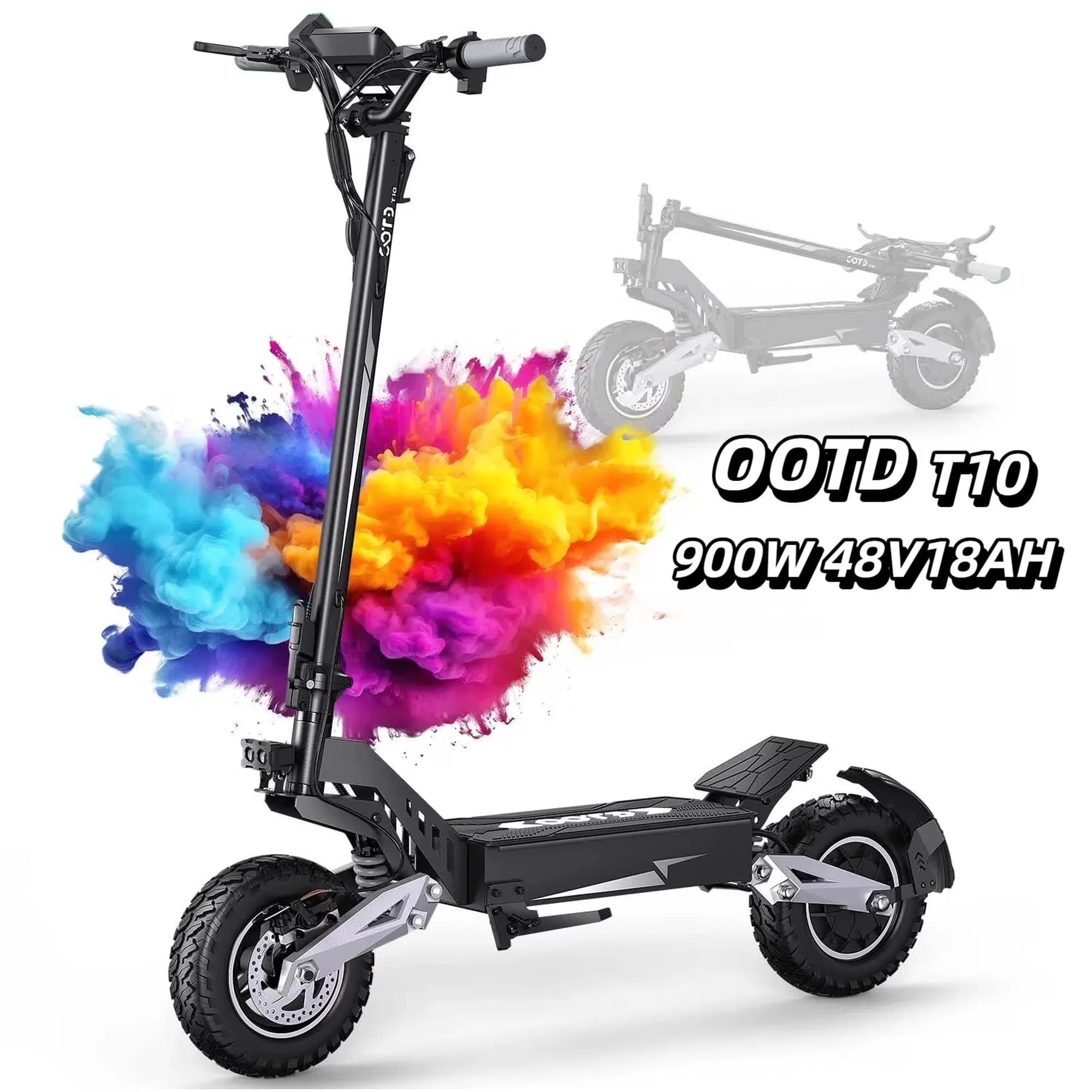 Scooter Premium with 900W, 48V, Foldable - Steel T10 - Reliable Performance Model 9141F4