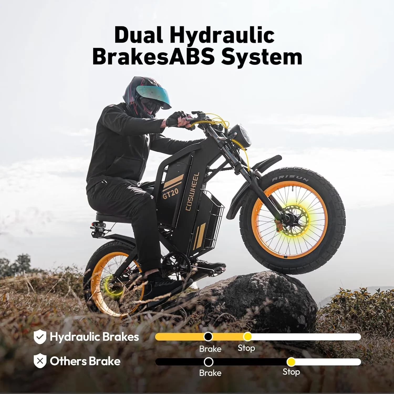 Innovative Electric Bike with Battery, 4000W, GT20 Pro 4000W Dirt - Professional Series Model 1138EF