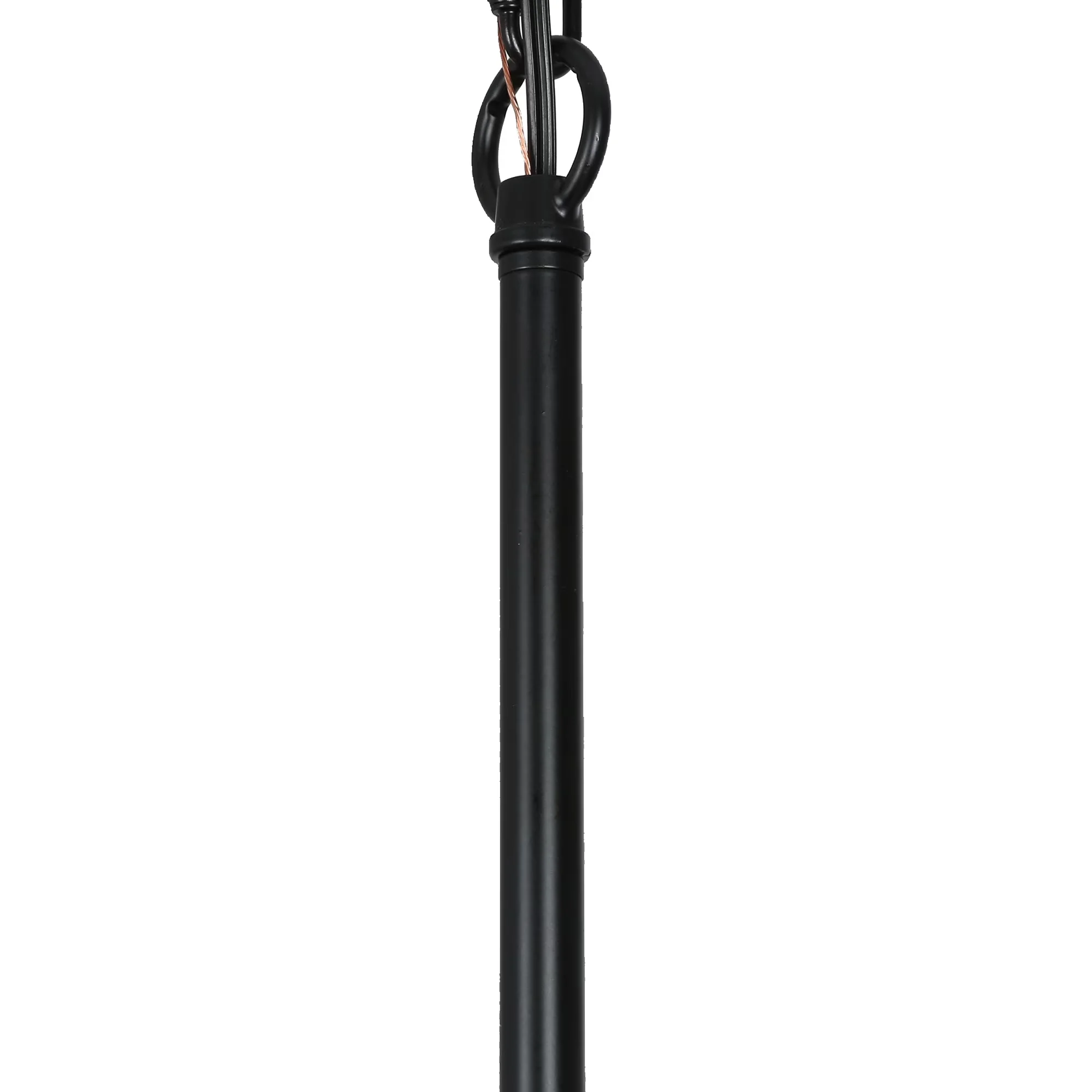Compact Ceiling Lights Fixture with LED, Farmhouse, Dimmable - Black Metal Model 1C446D