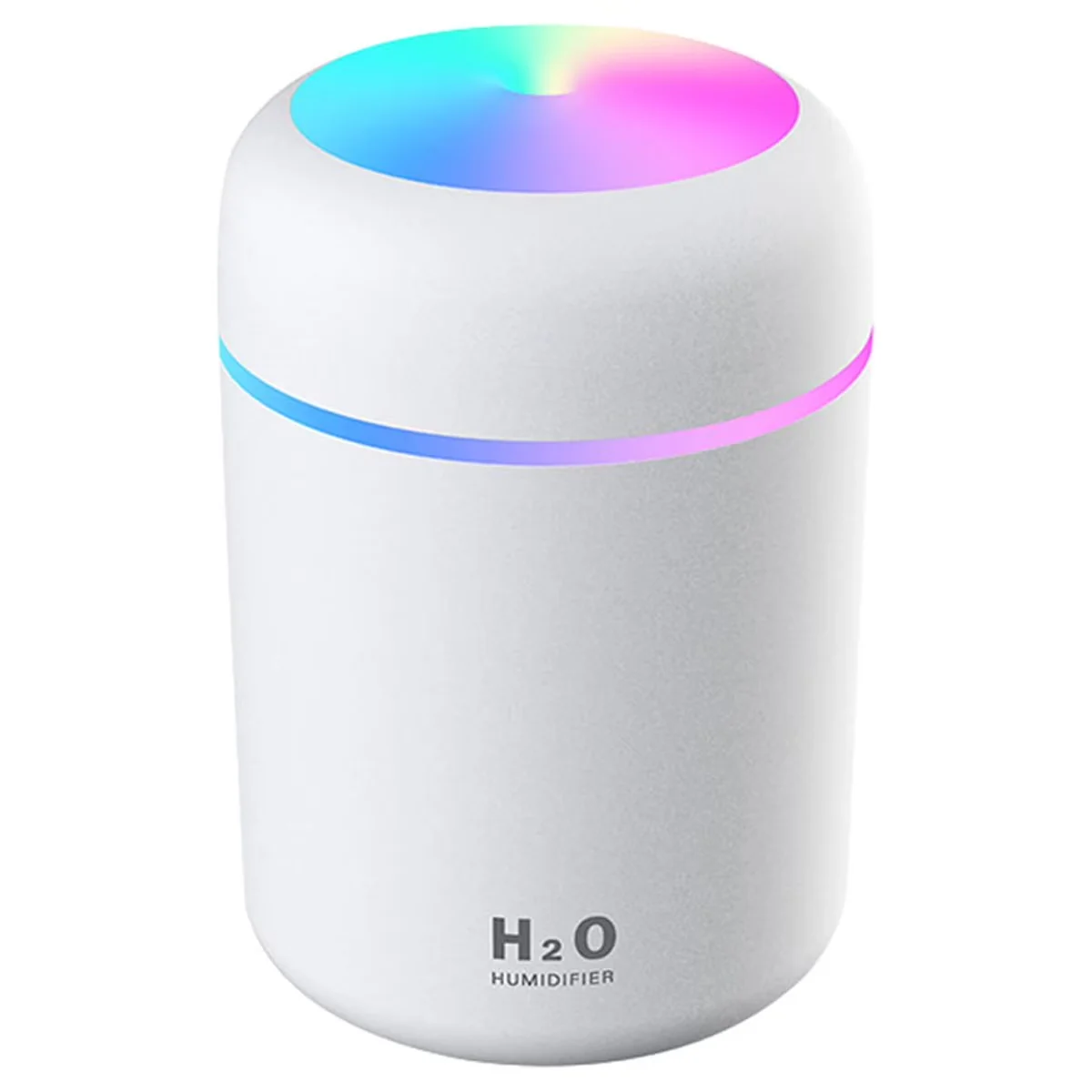 Humidifier Versatile with Automatic Shut-Off, Colorful Cool Mini, USB Personal Desktop - White for Car, Office Model 70FDFD