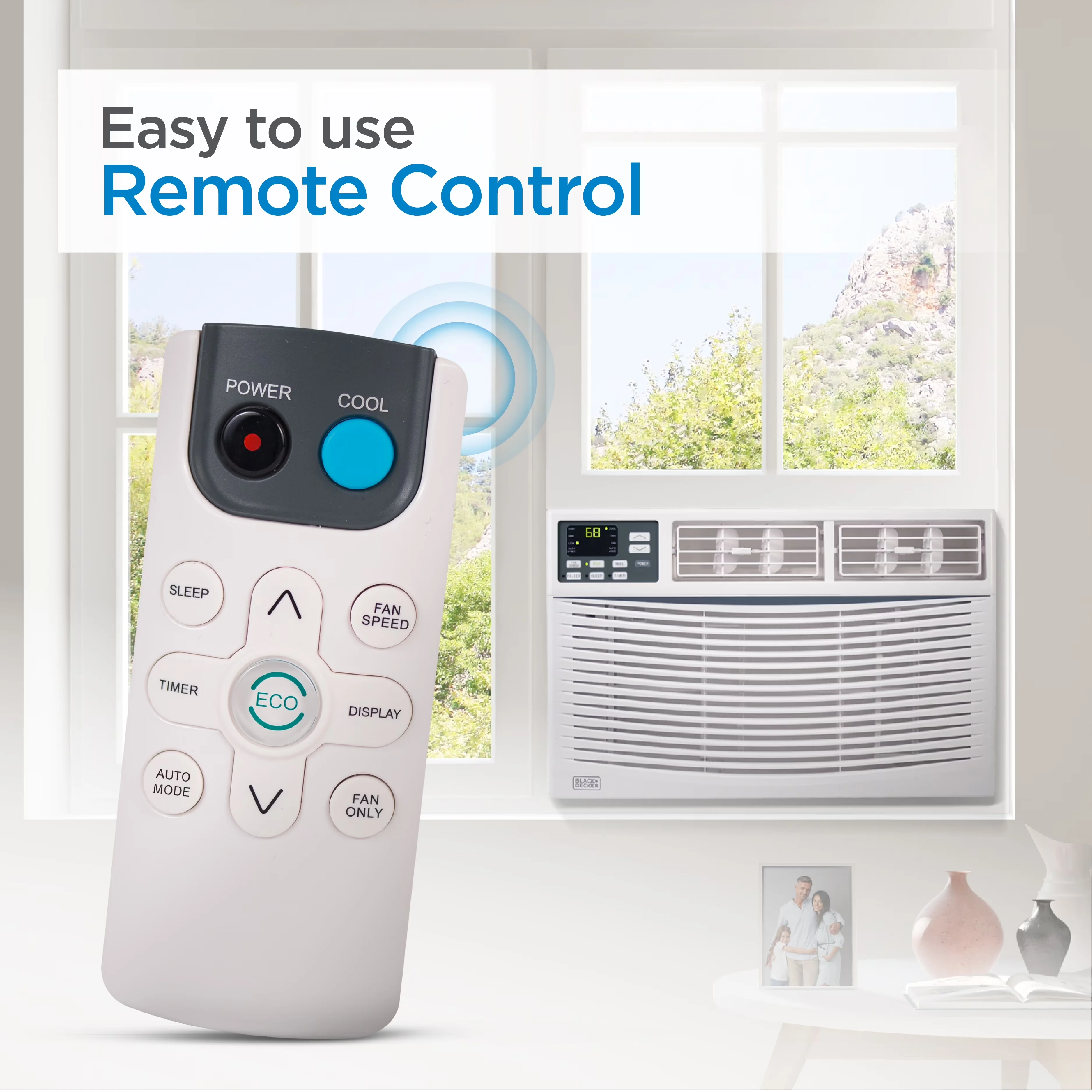 Classic Air Conditioner with 12000 BTU, Remote Controlled, 12000 BTU Electronic Window With Remote - Model 13D20A
