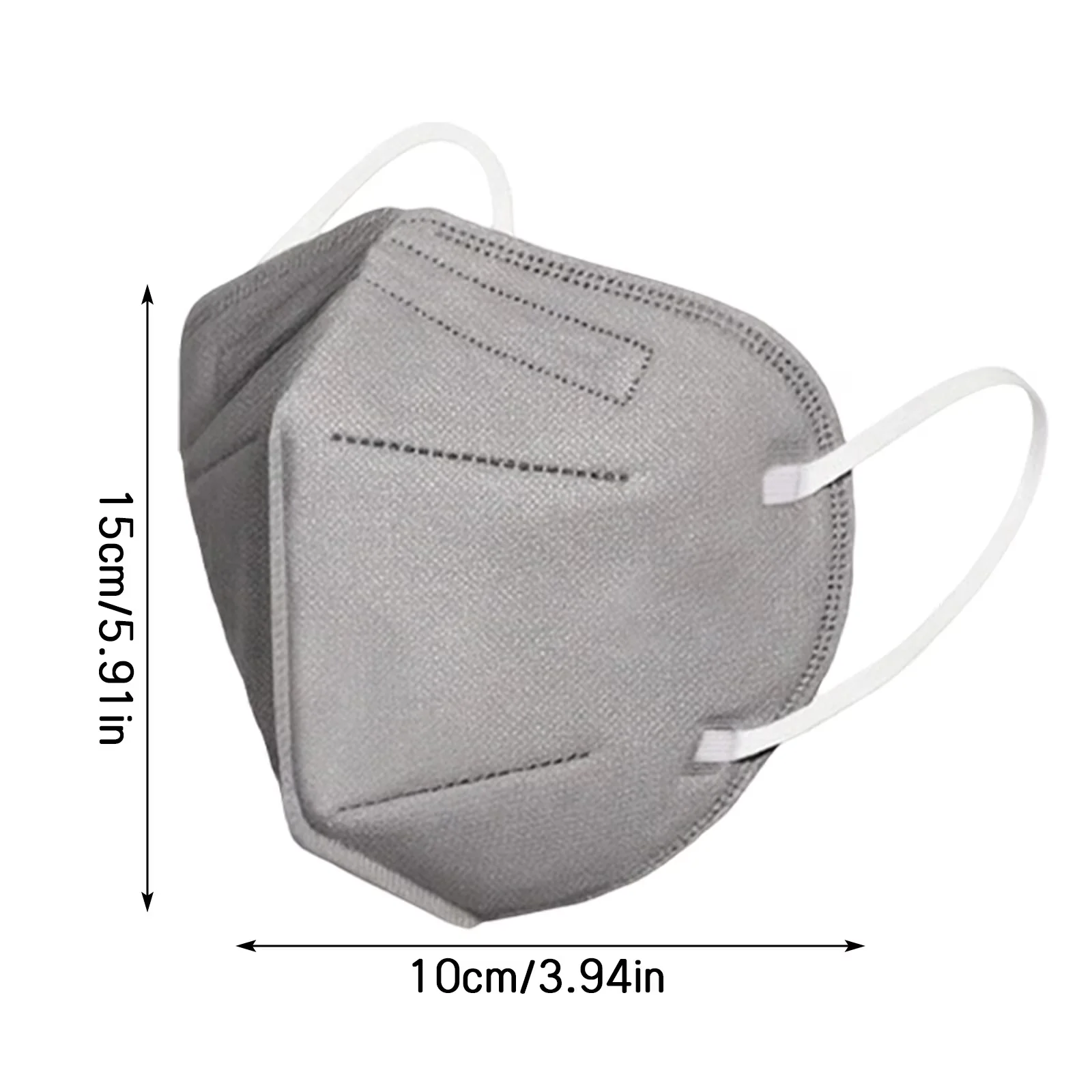 Innovative Protective Equipment with Disposable, Flexible - 10Pcs Protection Face Masks White&B #15 Canvas Model 450CF0