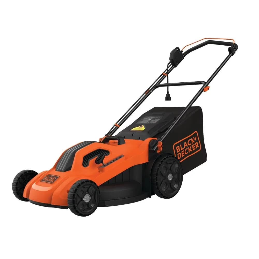 Quality Push Mower with 120V, Adjustable Cutting Height, 13 Amp motor to power through tall grass - Orange Model 2FEE1F