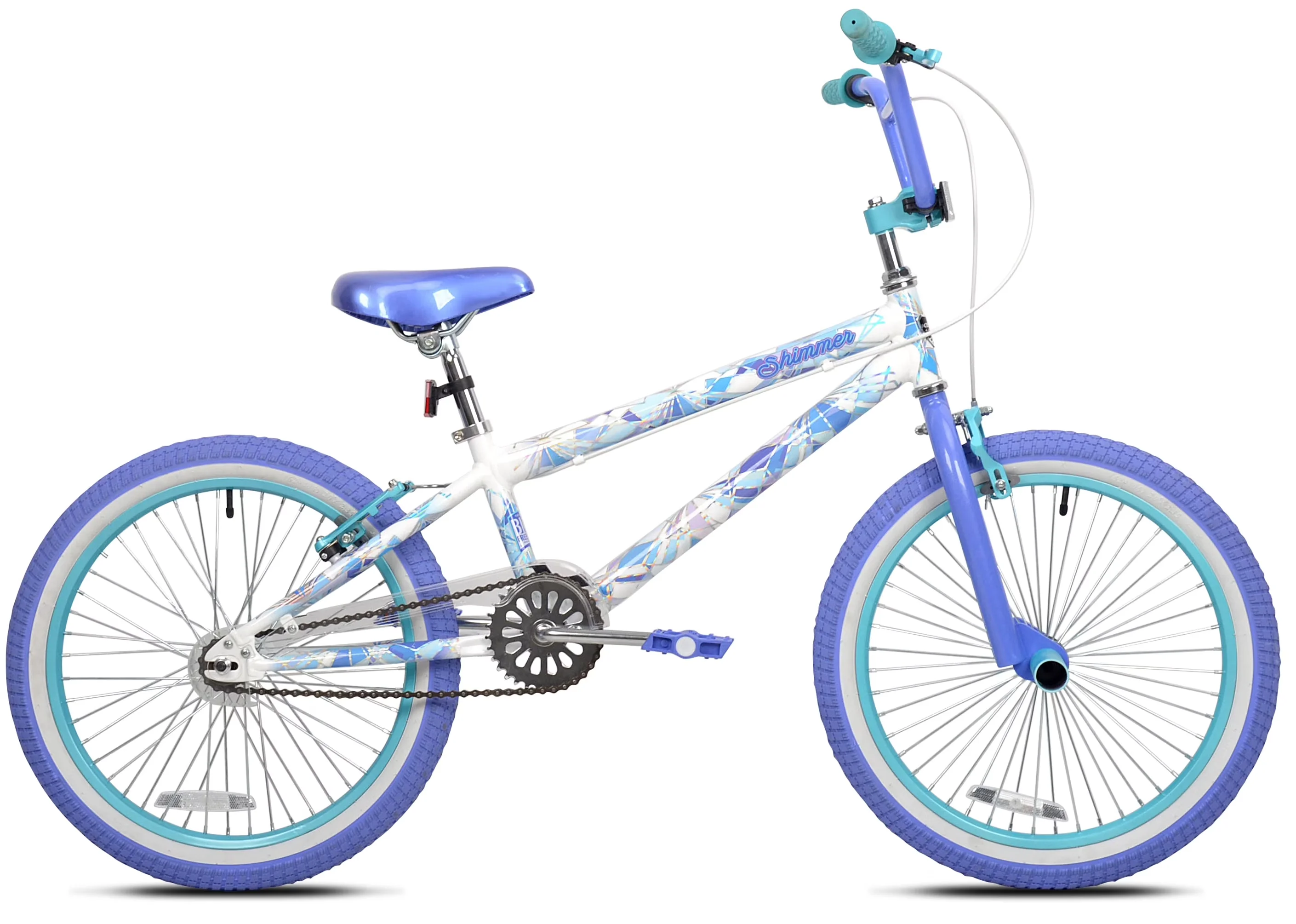 Kids Bike Efficient with Adjustable Handlebar Height, Adjustable Seat Height - Purple Model 1589DB