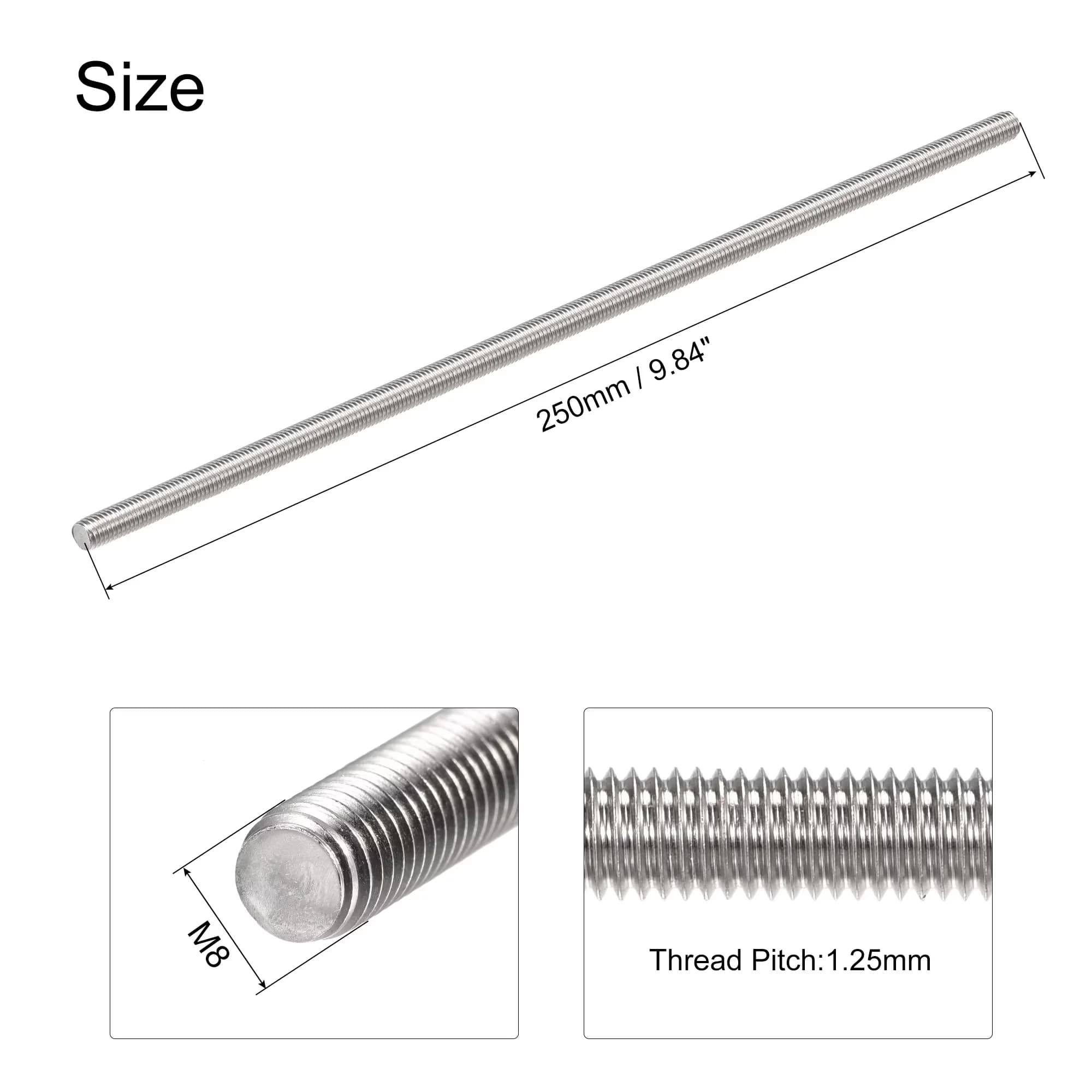 Essential Fastener with Stainless Steel, Thread: Right-Hand Thread, Material: 304 stainless steel - Stainless Steel Model 3BC33C