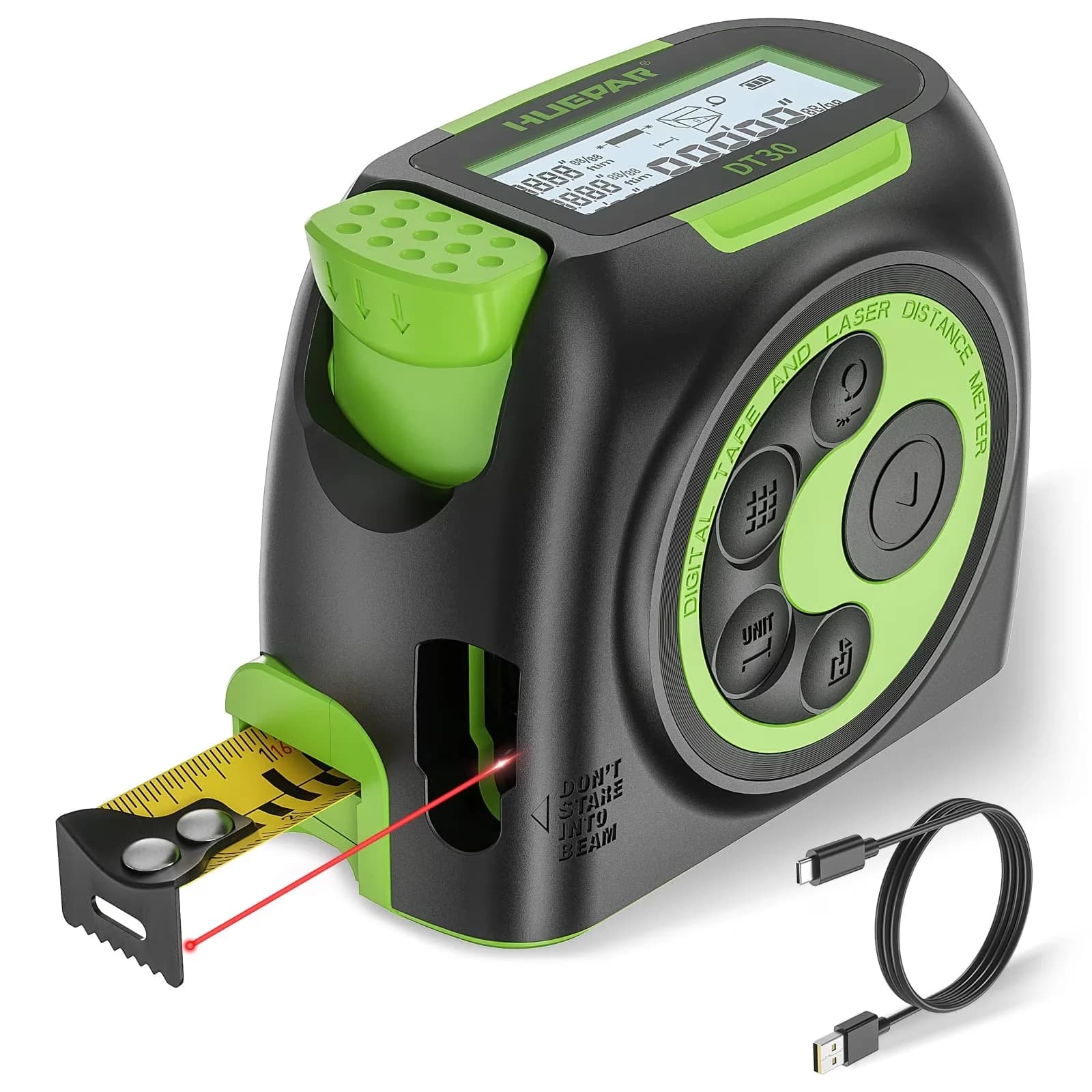Reliable Measuring Layout with Battery, Easy Operation, Backlit LCD -Pythagorean - Abs Model 460417