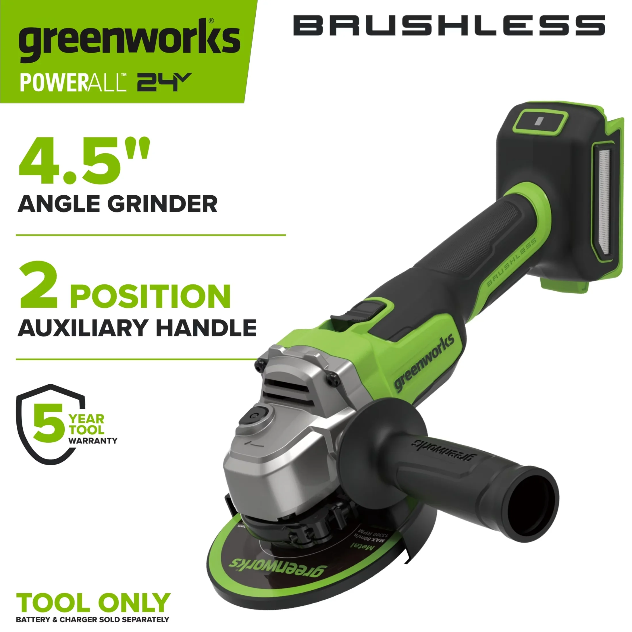 Essential Woodworking with Battery, Brushless Motor, Lightweight - Black Model 631045