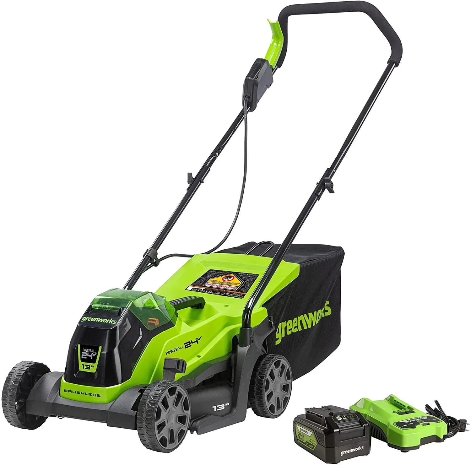 Push Mower Quality with Battery, 24V, 24V 13” Battery Powered Walk-Behind - Model D16247