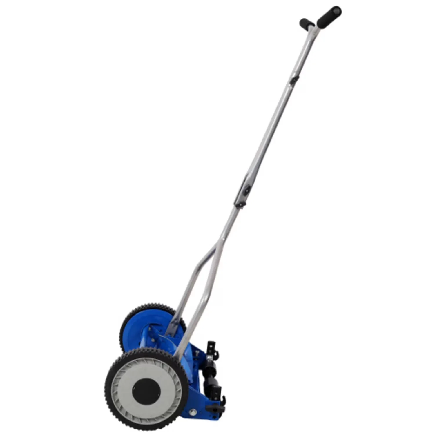 Compact Push Mower with Adjustable, Manual Reel, 14in Blue Reel Lawn - Blue for Small Model 209BA0