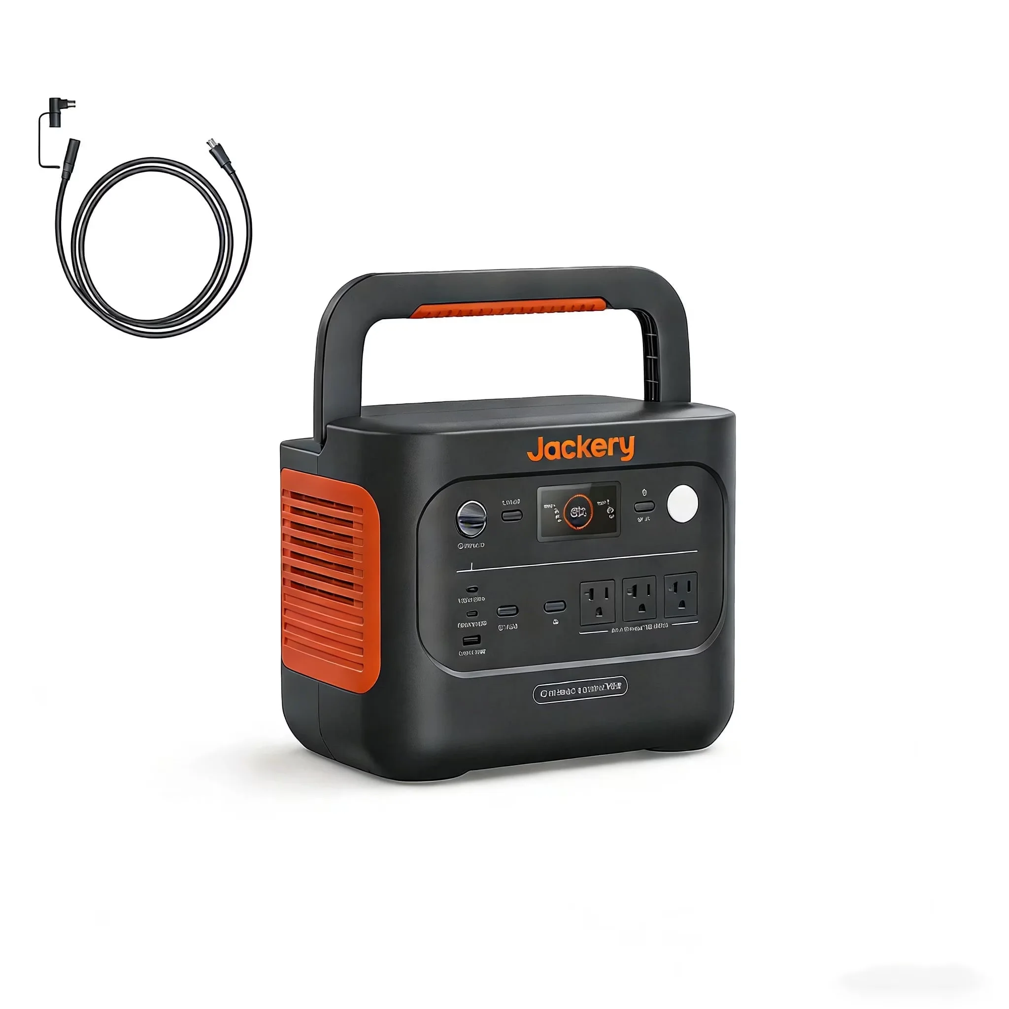 Essential Generator with 1500W, Overload Protection, 1500W AC/100W USB-C Output - Orange for Camping, Living Model AC251E