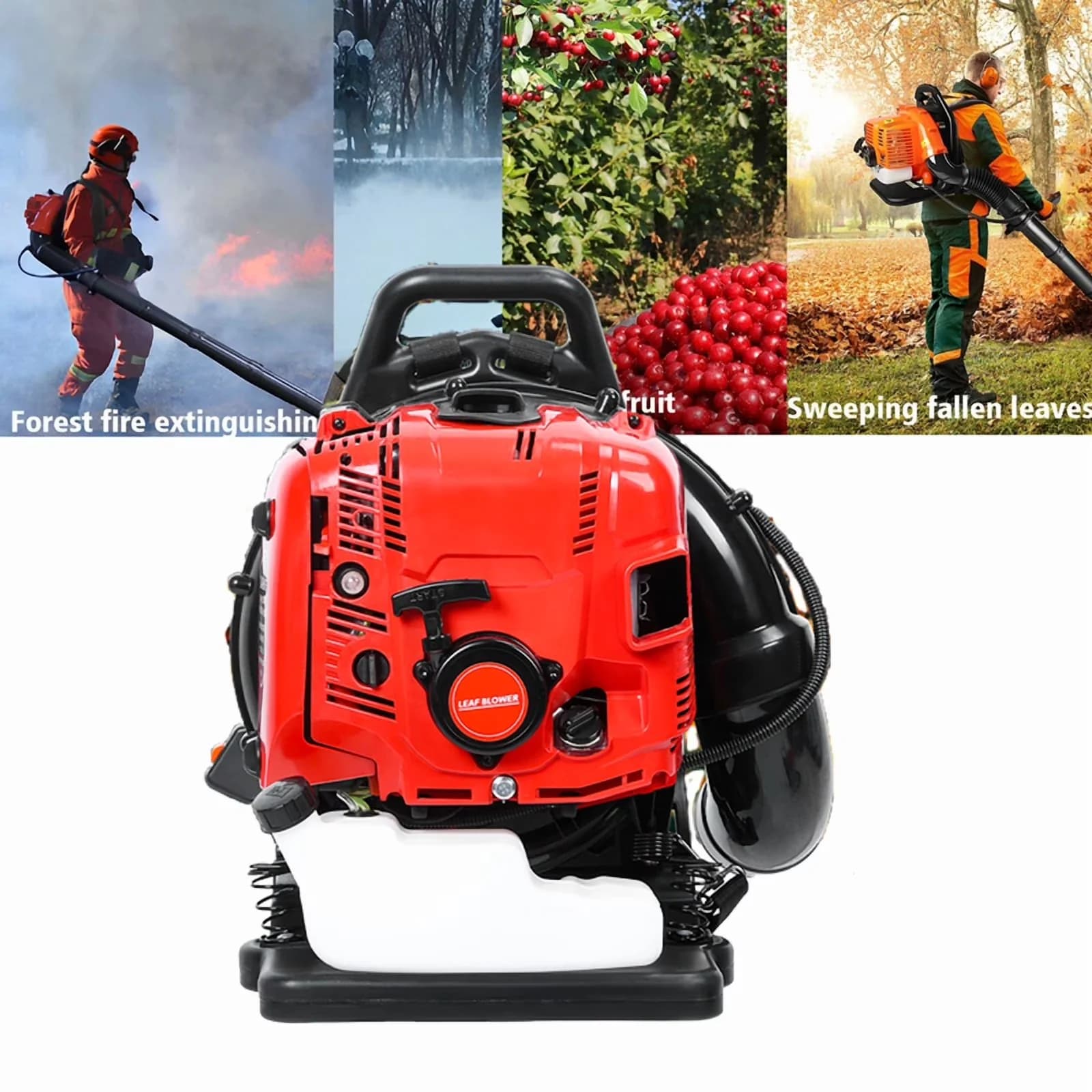 Durable Leaf Blower with Air Volume and Wind Speed, Item Name: Leaf Blower, Powerful 4 Cycle Engine - Model C40637