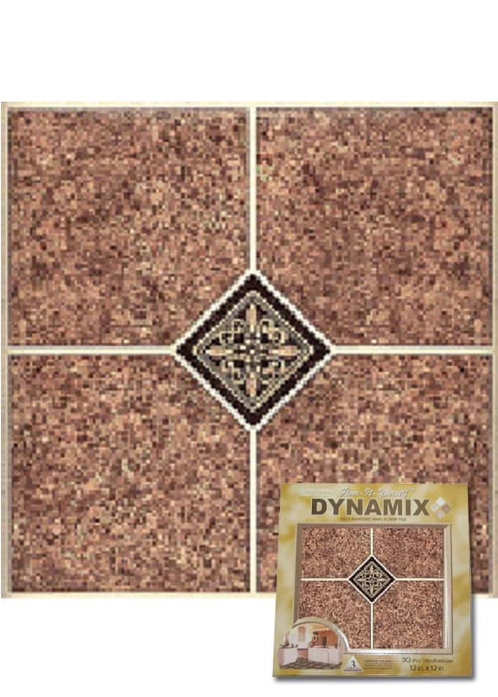 Reliable Grey Vinyl Flooring Vinyl Plank Flooring with Easy To Clean, Box of 20, Size: 12" x 12" x 1.2mm (0.047") Thick - Brown Vinyl Model 8CF064