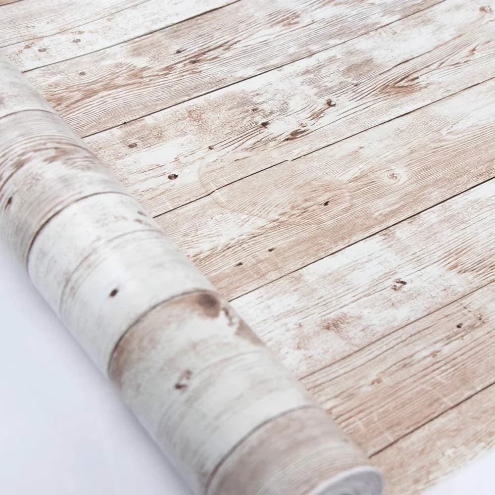 Versatile Wallpaper with Size: 17.7" x 118", Coverage: 14.5 square feet - Pvc, Vinyl Brown Model A0E8C1