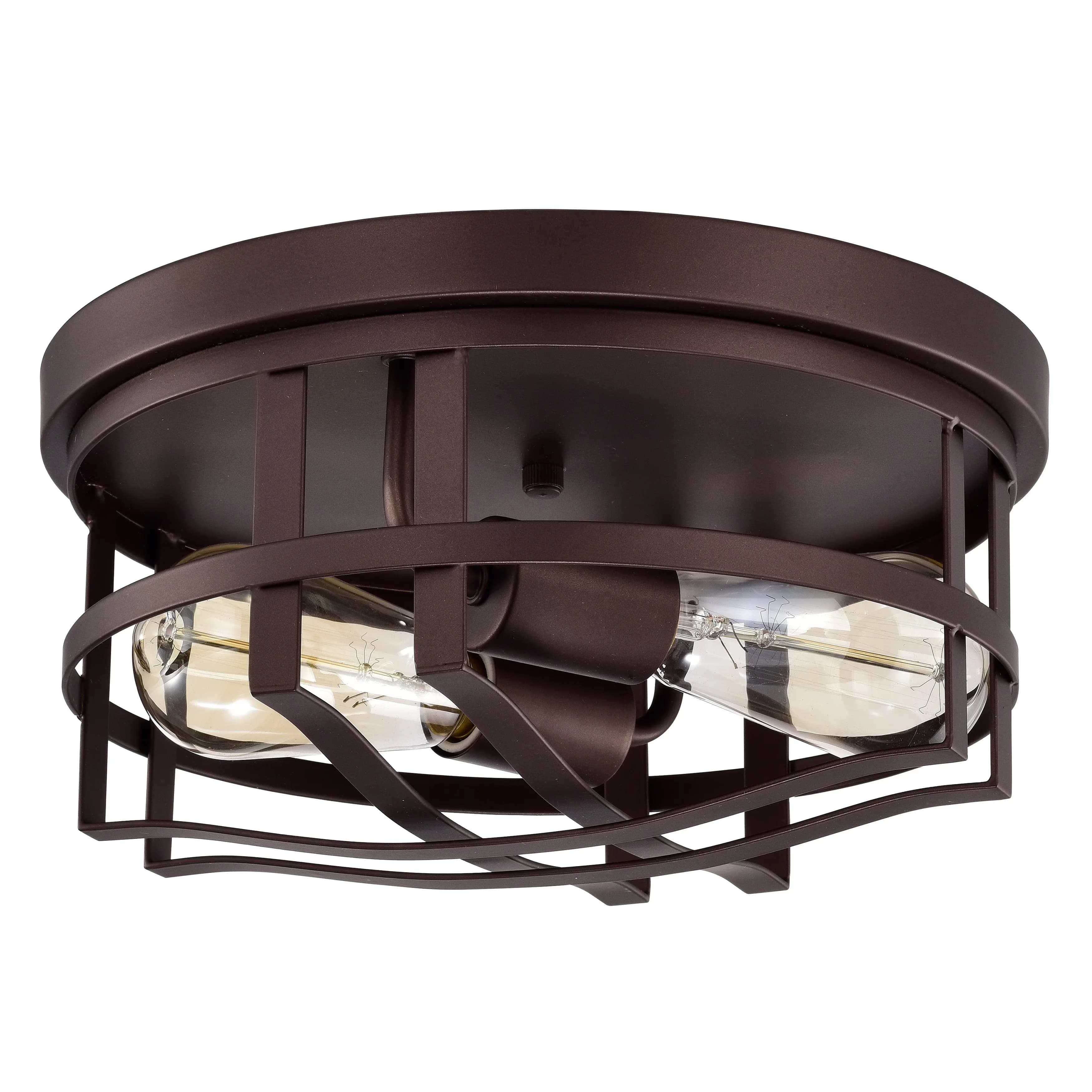 Modern Ceiling Lights Fixture with Incandescent, Industrial, Dimmable - Metal Bronze Model 0CAED3