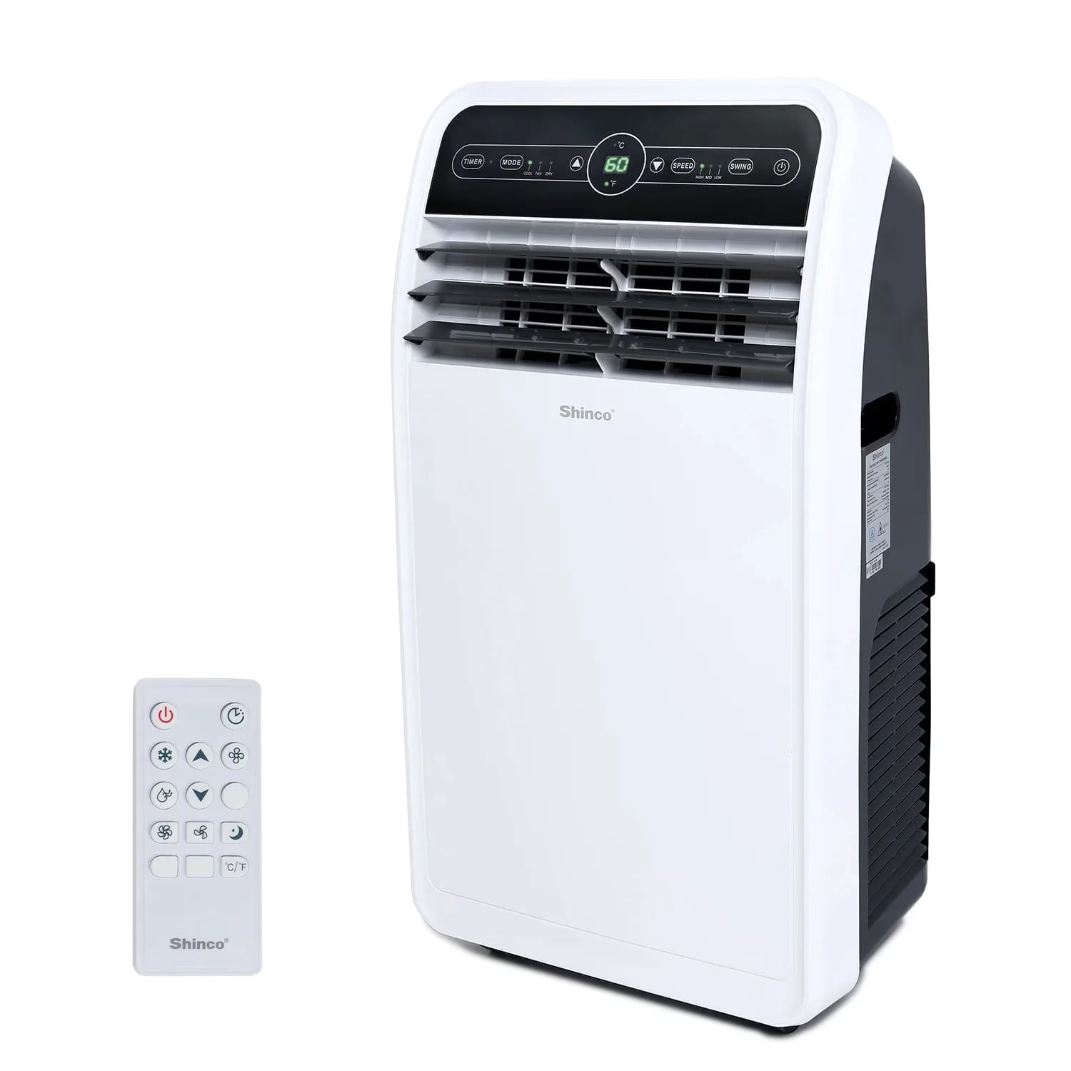 Air Conditioner Durable with 7800 BTU, Remote Controlled, SACC(12000 BTU ) 3 in 1 Portable - White Model B57619