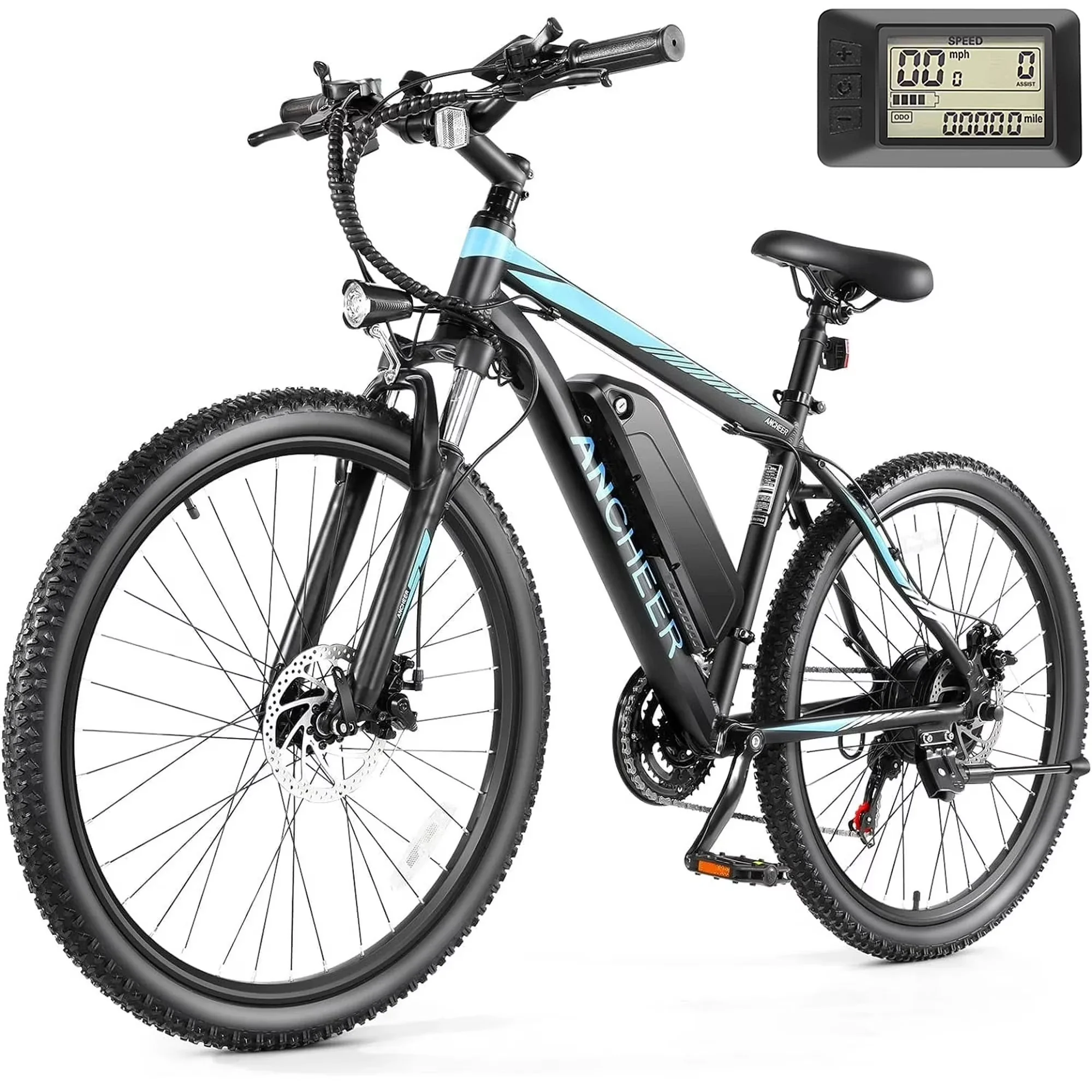 Electric Bike Compact with 500W, 48V, 26" - Durable Build Model 6A211C