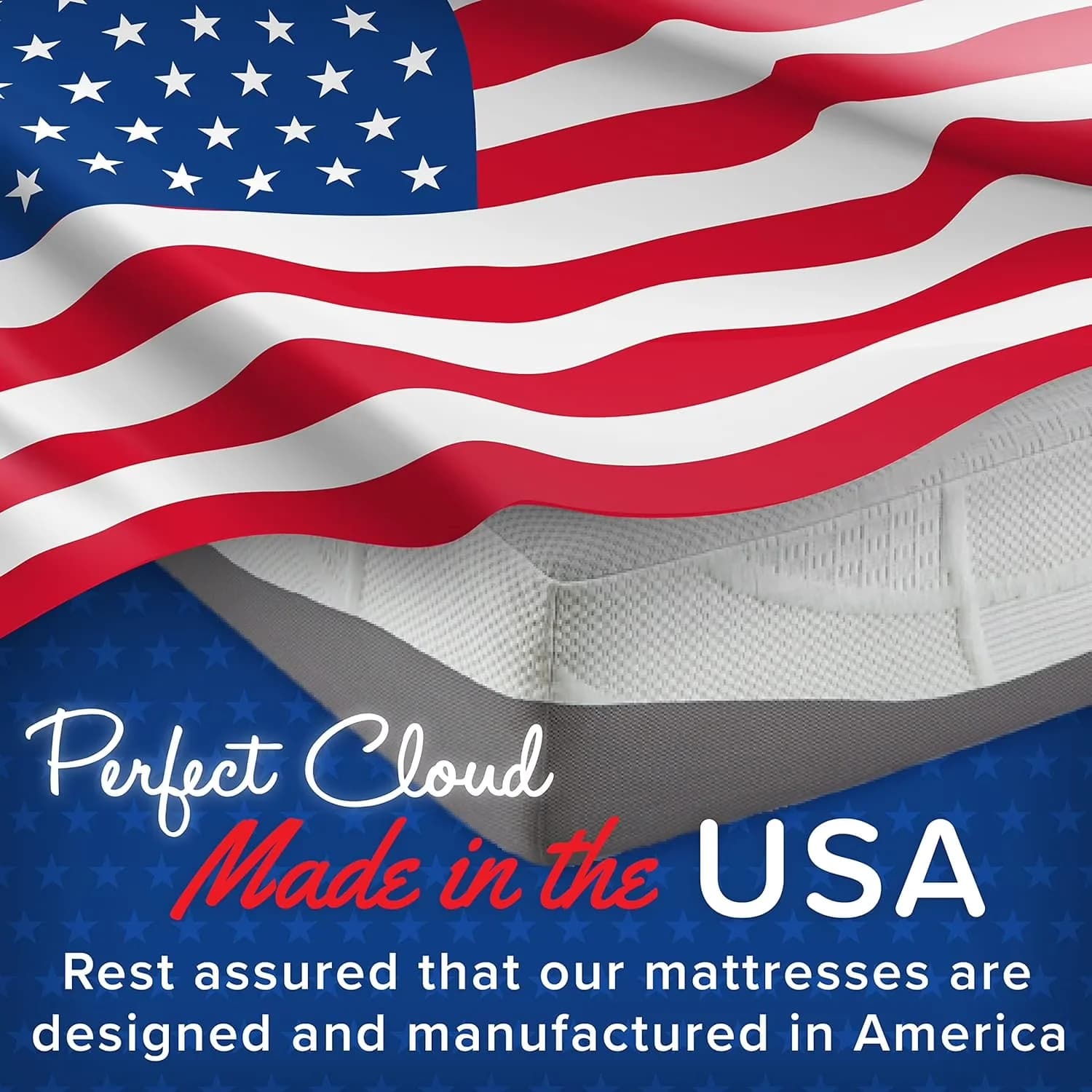 Mattresses Accessory Durable with Full - Memory Foam White Elegance for Home and Office Model EB1464