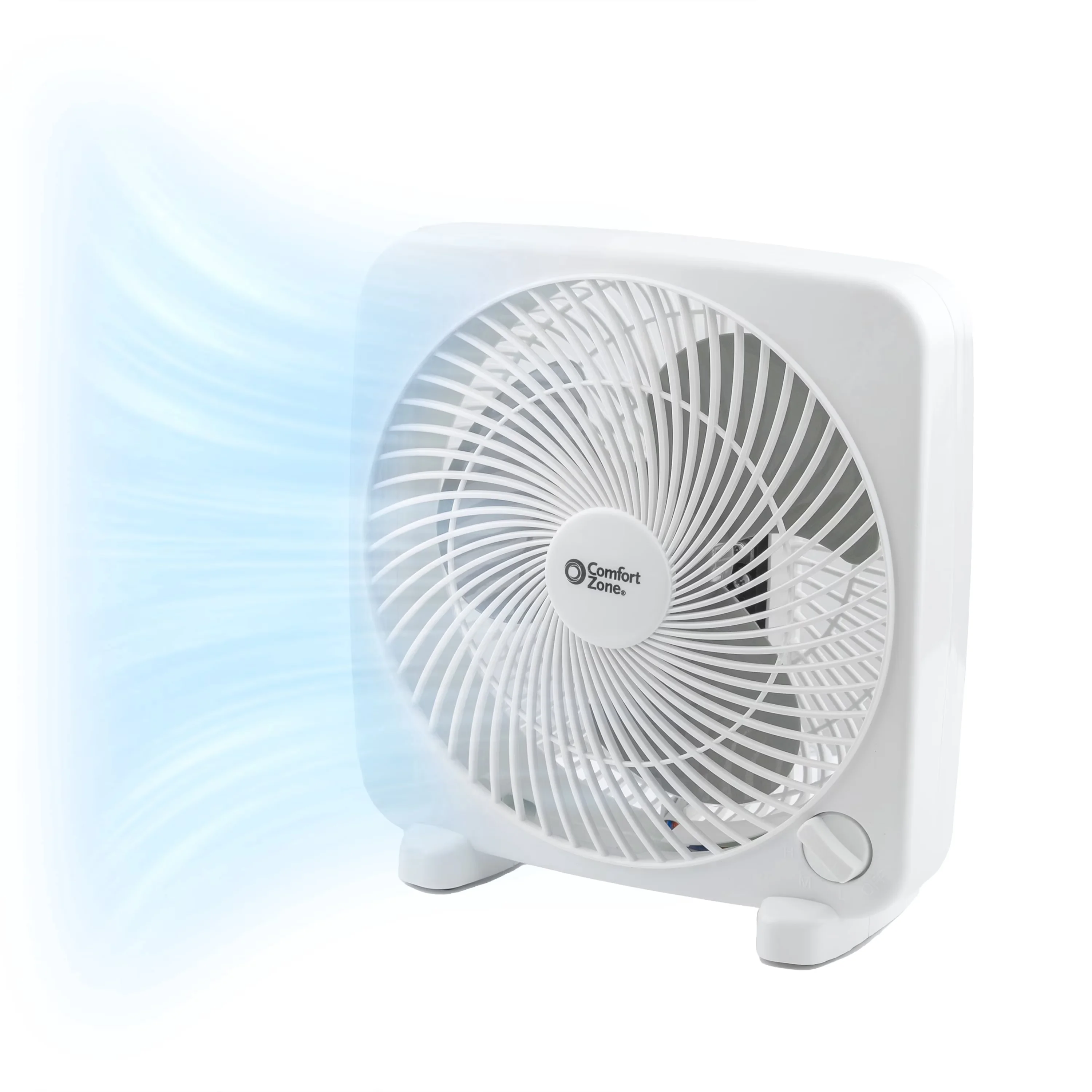 Versatile Fans In Cooling with White, Features a clean white finish. - White Model D6B5E8