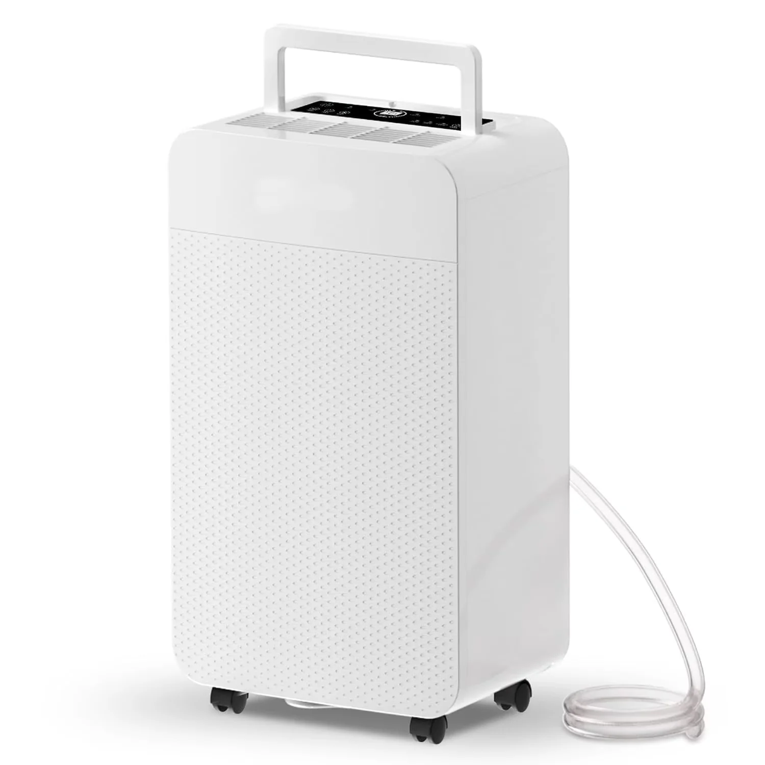 Stylish Dehumidifier with Automatic Defrost Control, 80 Pints - White 24 Model D80C48