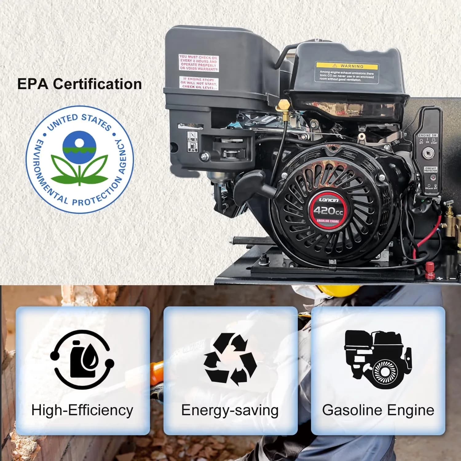 Essential Air Tools Compressor with Portable, Easy Installation - 24Cfm Cast Iron Model 3836D5