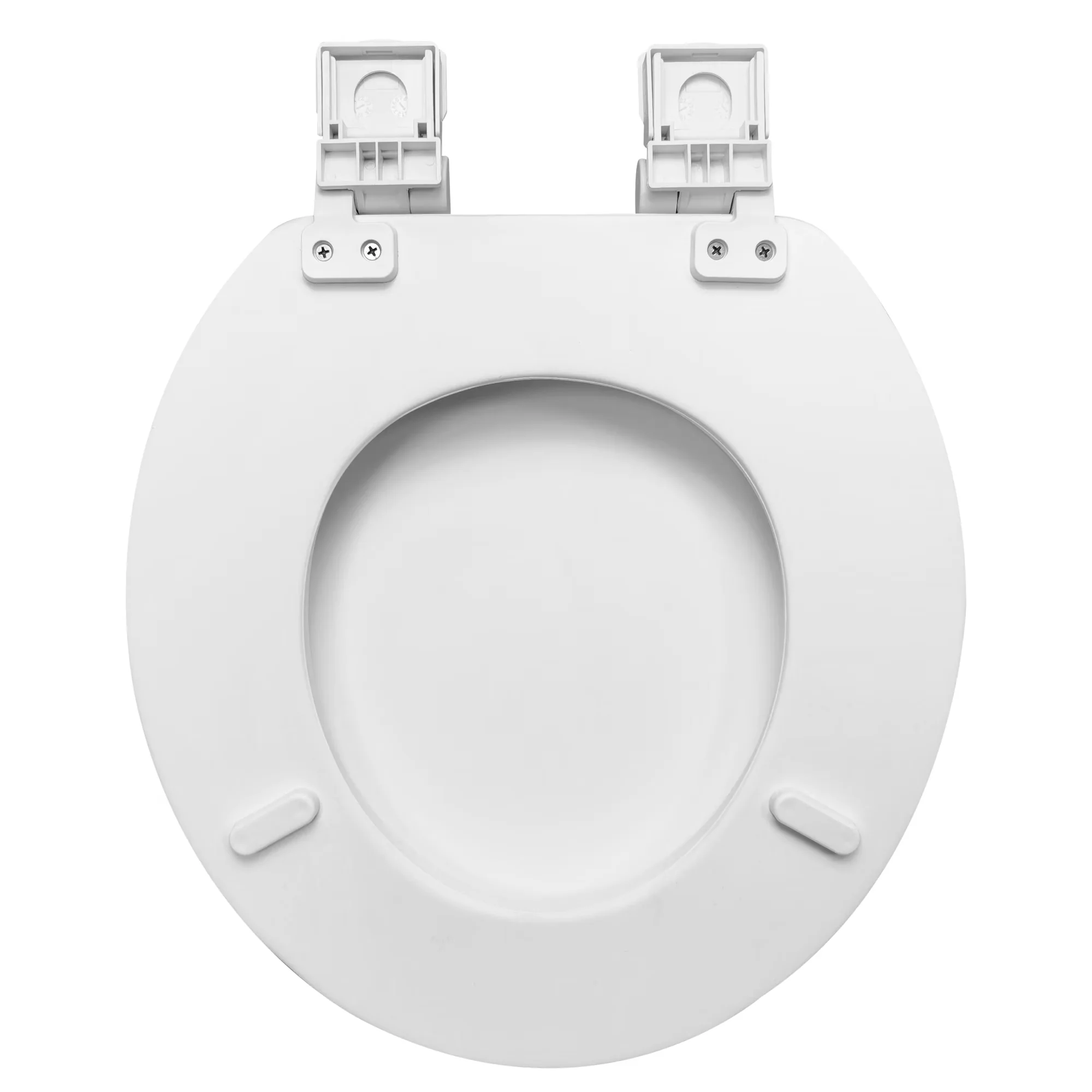 Professional Toilet Seats And Lid with Adjustable Seat, Quick Release - White 75% Wood Powder+10% Plastic+5% Pvc Vinyl+10% Epe&Sponge Model 63B640