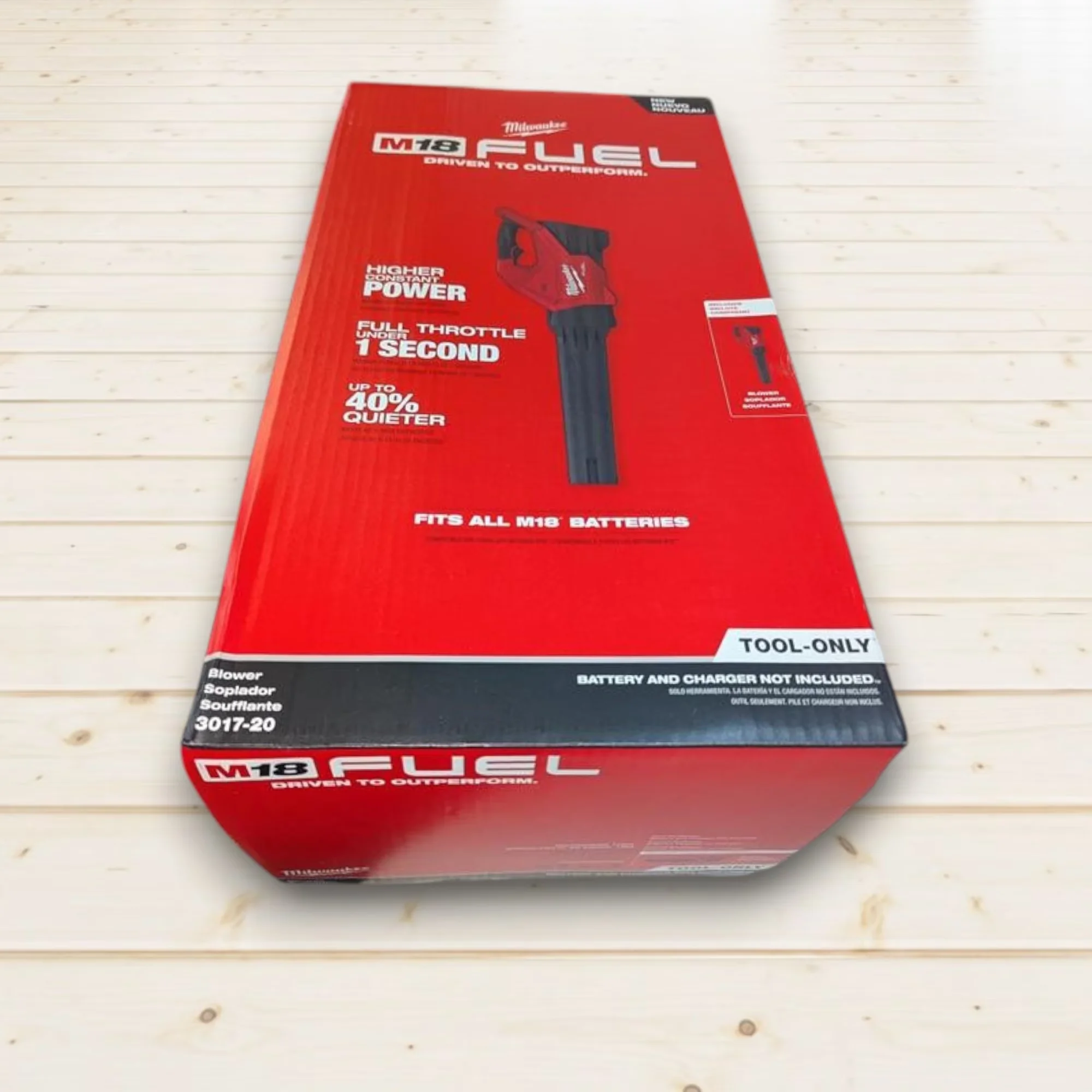 Classic Leaf Blower with Battery, M18 FUEL Cordless, 500 CFM for Everyday Use - Model 5BA798
