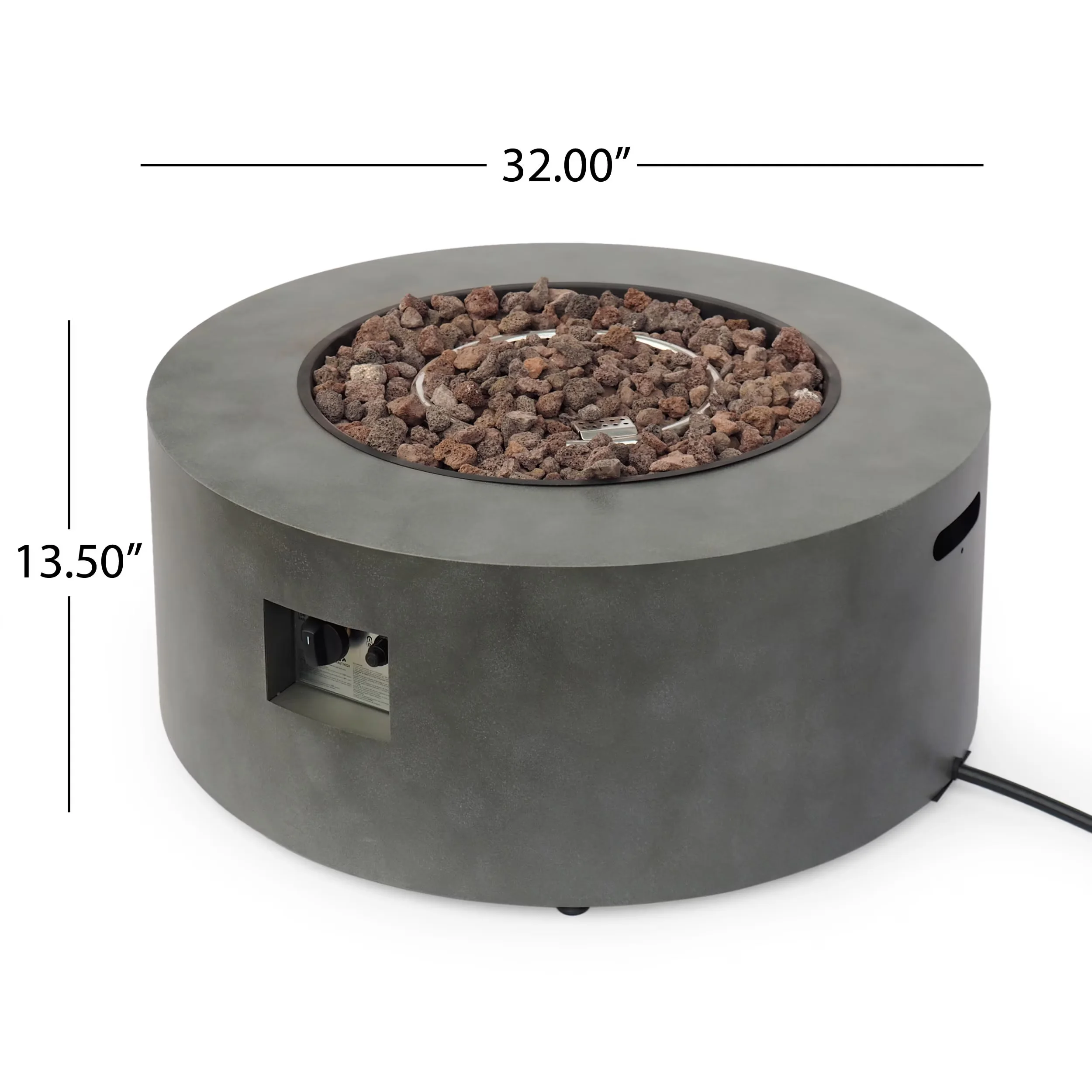 Outdoor Heating Efficient with 40000 BTU, Includes: One (1) Fire Pit - Metal Model 1F22AE