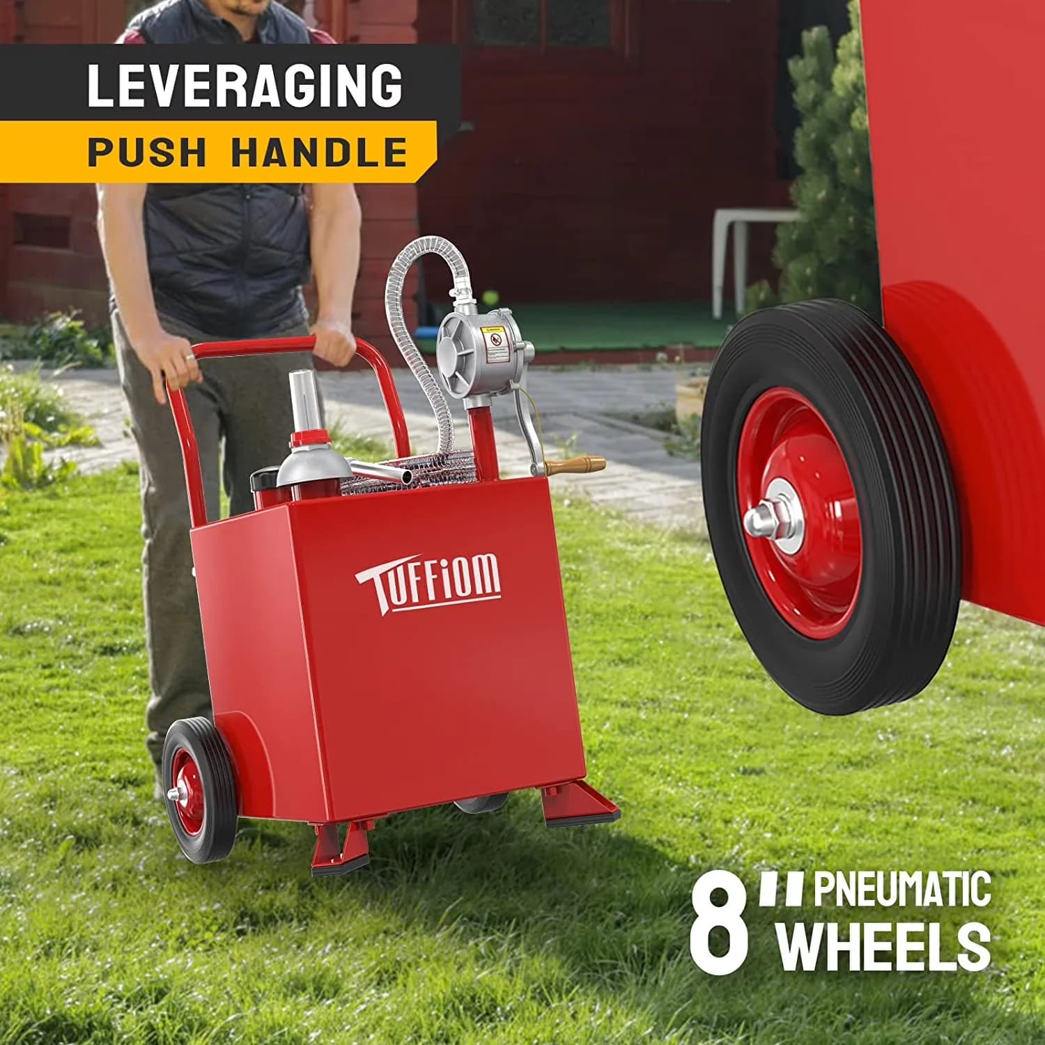 Innovative Replacement Parts Accessory with Red, Wheels, Pump - Alloy Steel Red Model 2547A9