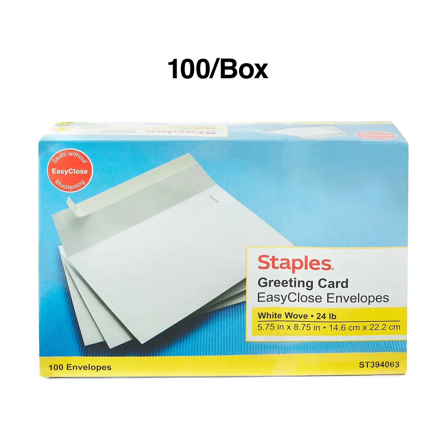 Moving Essential with EasyClose envelope closure, Sold as 100/Box. - White Model BBB651