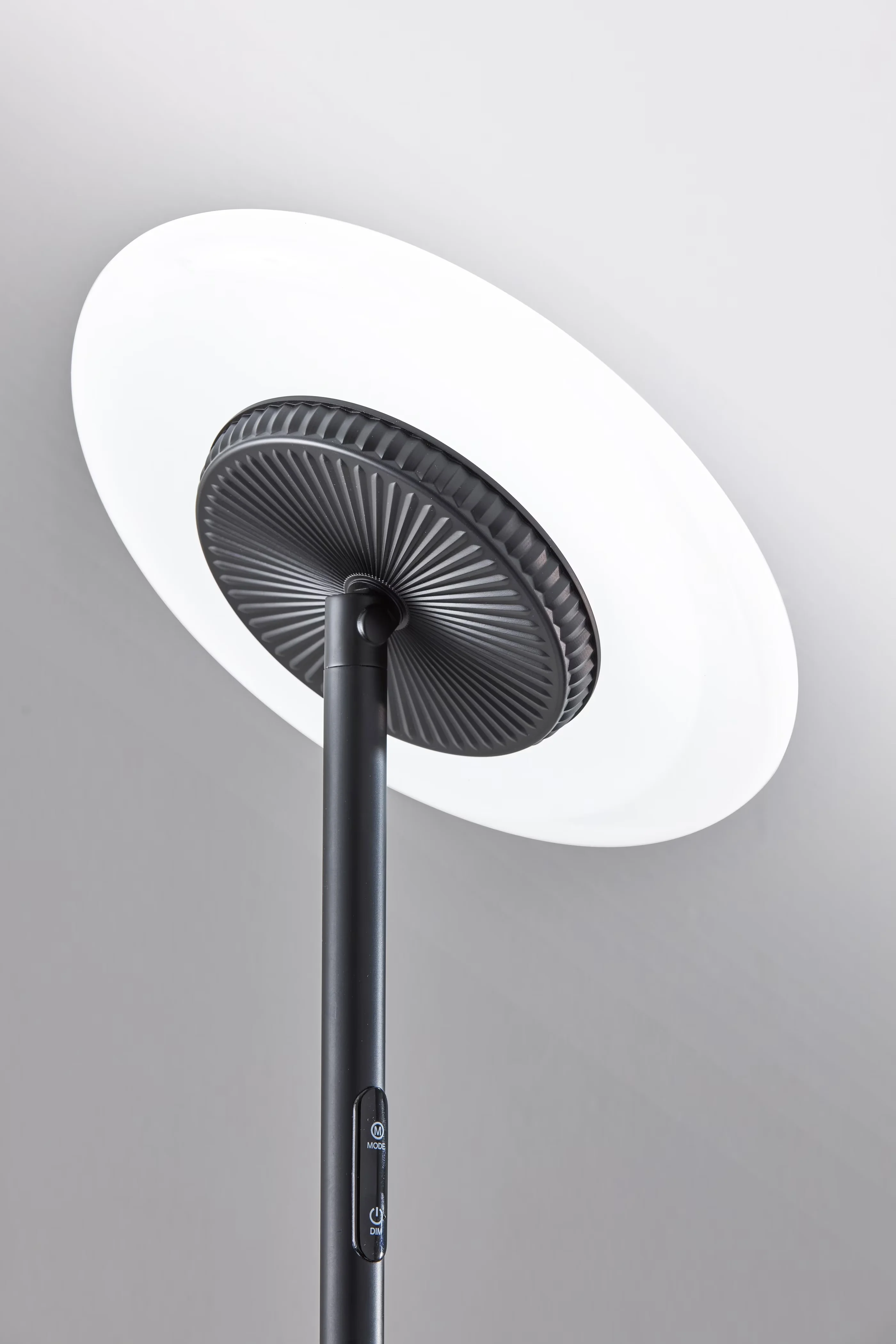 Floor Lamp Classic with LED, Dimmable, Modern - Metal Black Simplee - Universal Fit Model 02A1DA