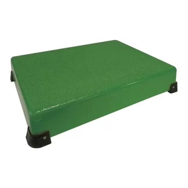 Efficient Building Material with 2 x 24 x 24 In, Rubber Feet - Fiberglass Green Model 0BB633