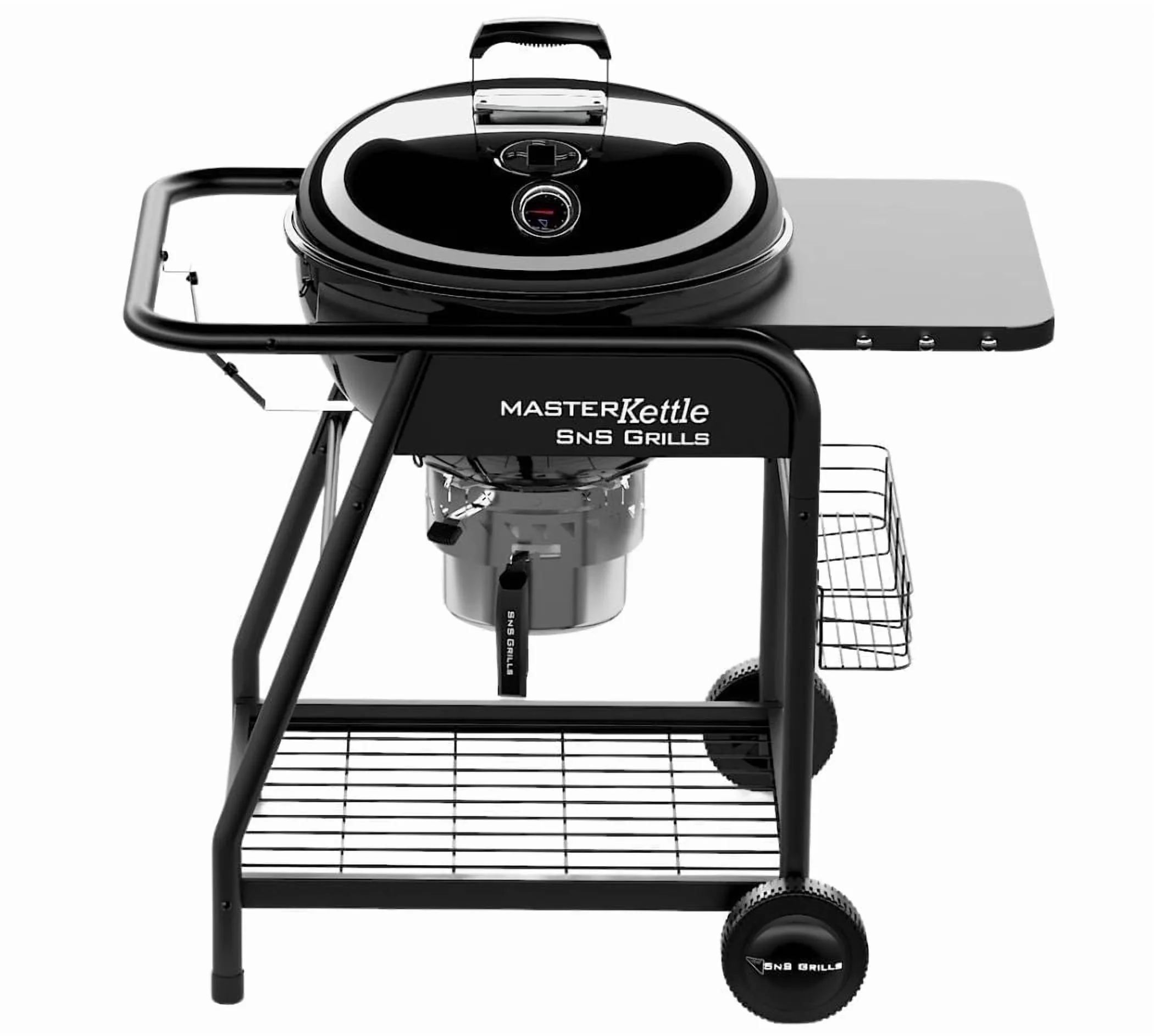 Durable Combo Grill with Removable Ash Catcher, Storage Rack, Adjustable Air Vents - 304 Stainless Steel For Grill Grates And... Model 591440