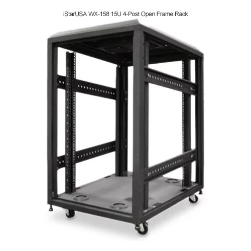 Garage Storage Supply Classic with 4 Post Open Frame Rack - Spcc Black Model 00DCFA