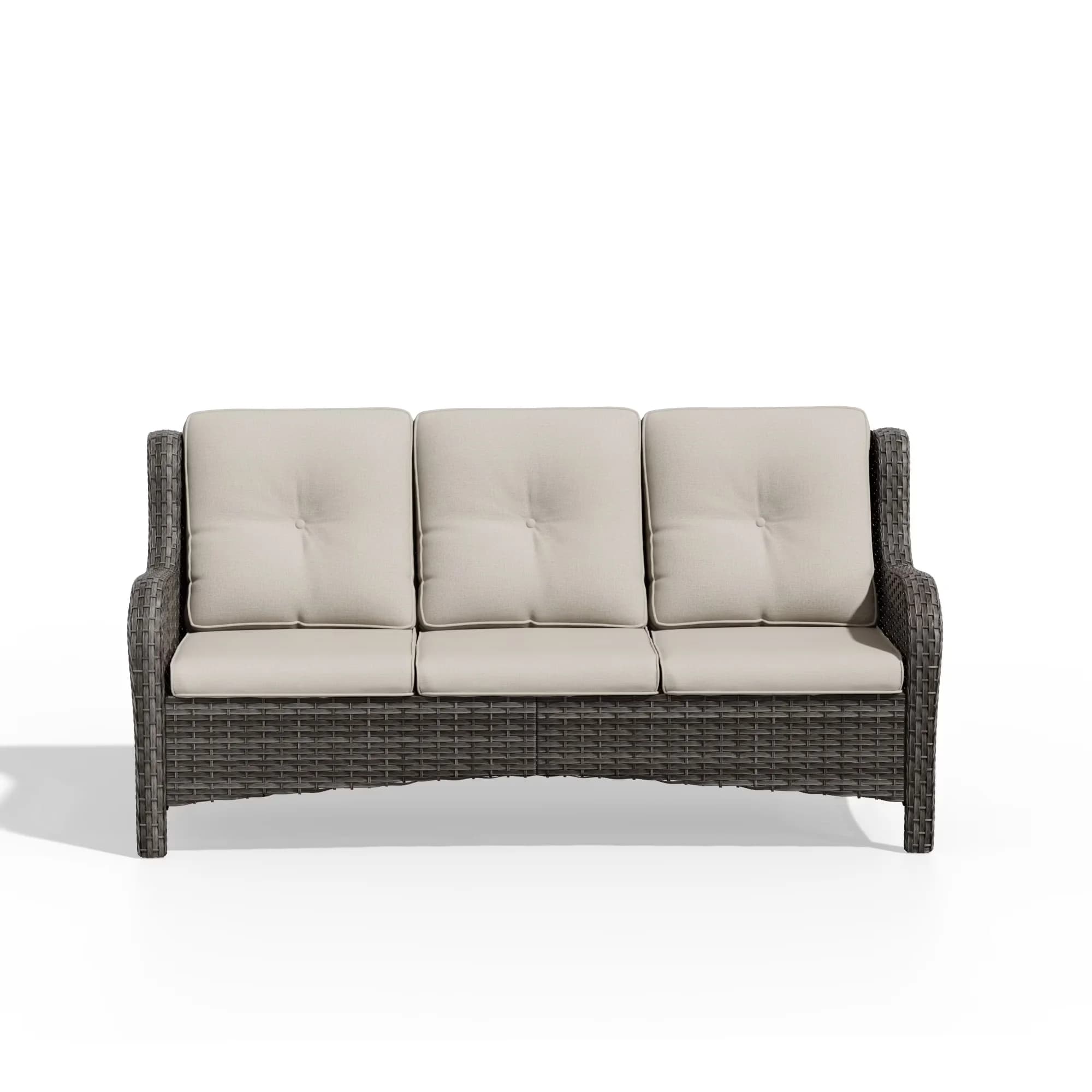 Outdoor Sofas Sectional Compact with Weather-Resistant, Water-Resistant - Wicker Model 0D7995